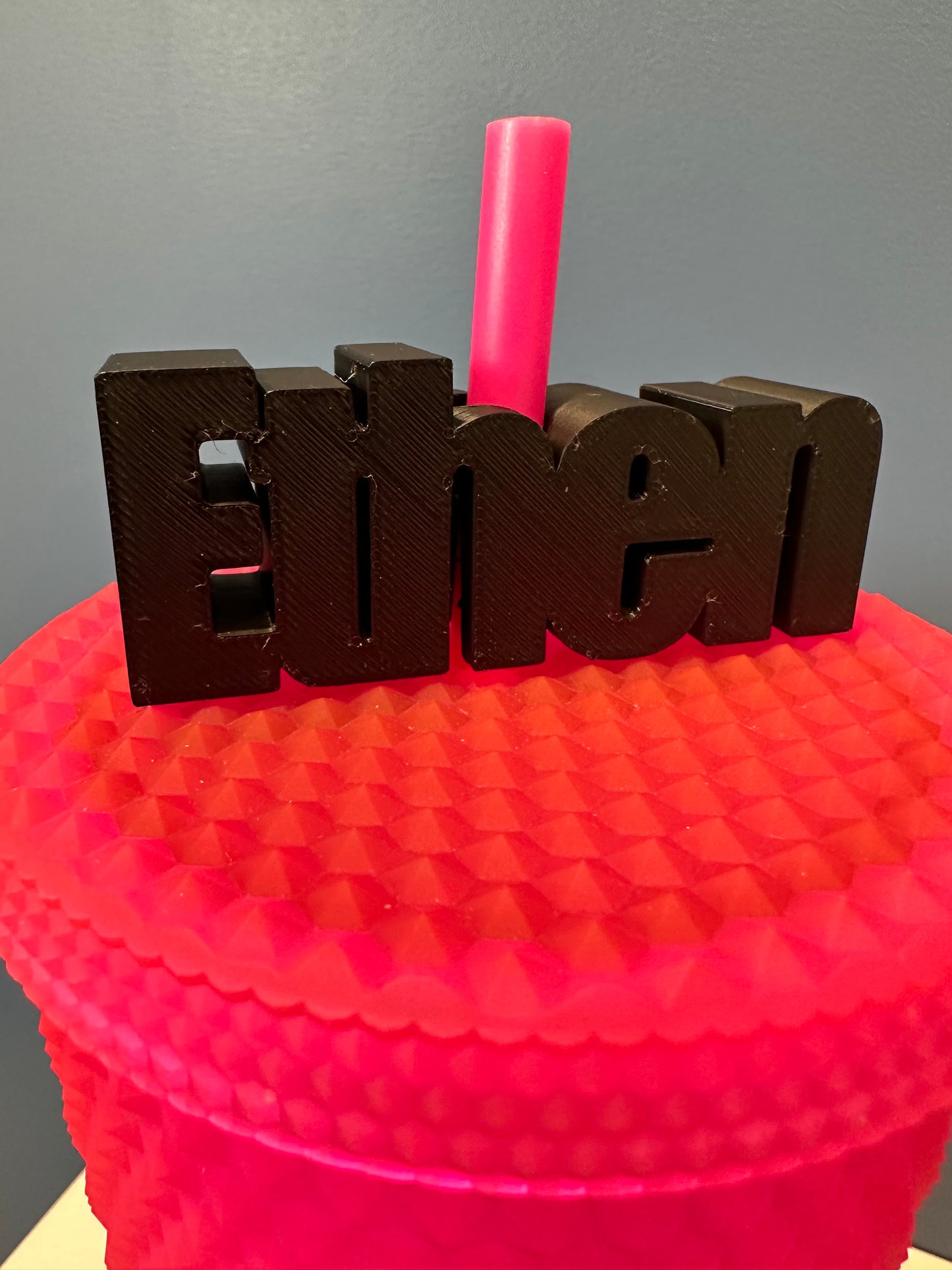 Custom Name Straw Topper | Straw Buddy | Birthday Party | Baby Shower