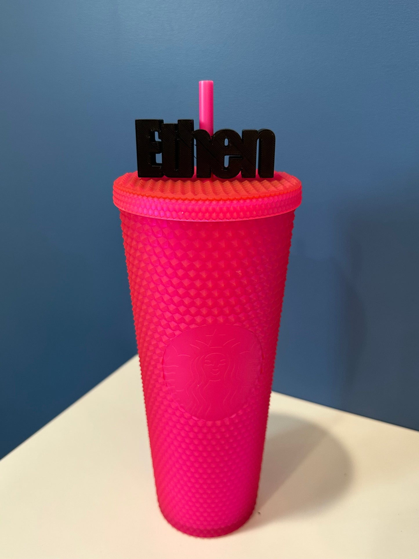 Custom Name Straw Topper | Straw Buddy | Birthday Party | Baby Shower