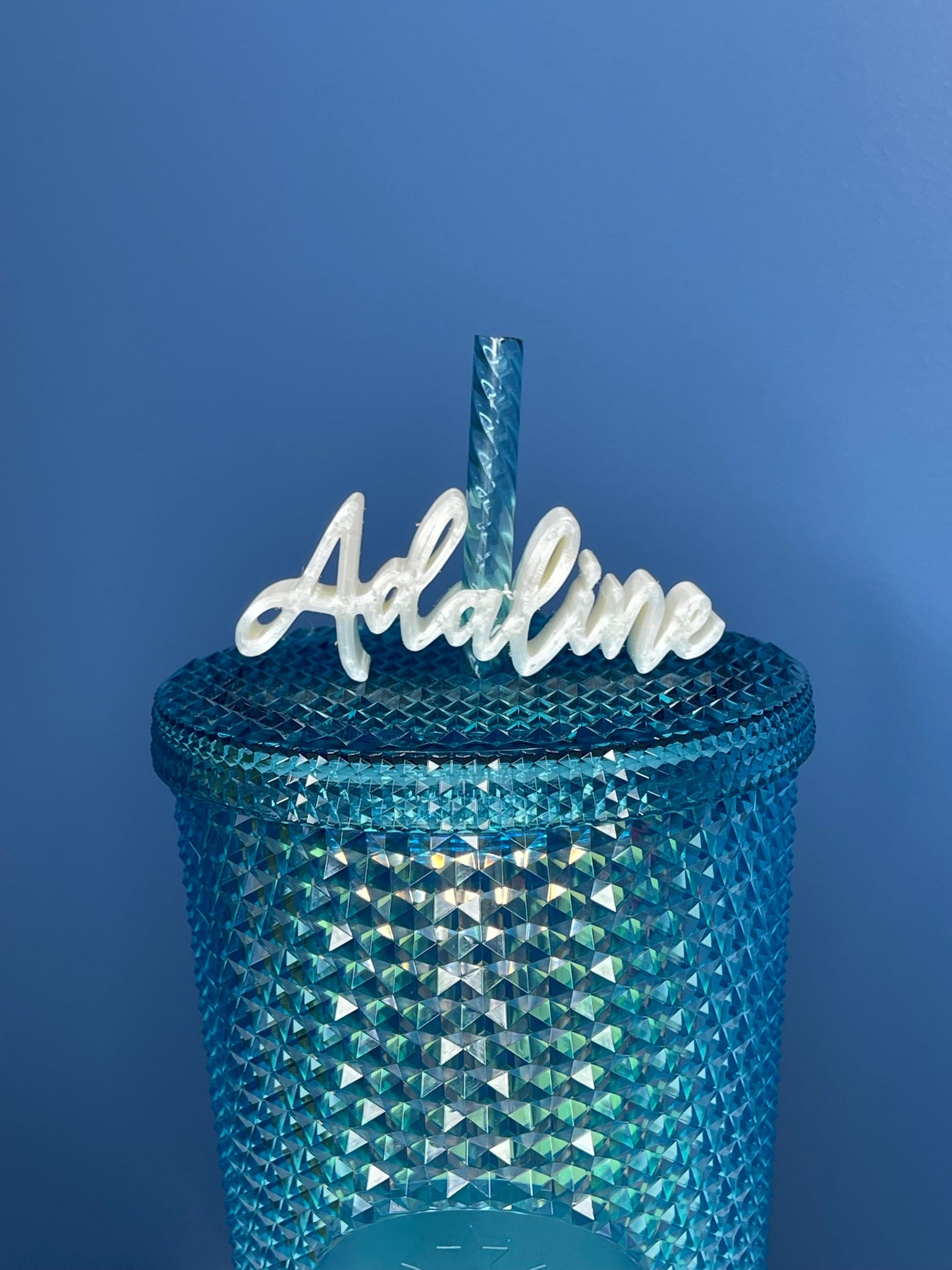 Custom Cursive Name Straw Topper | Straw Buddy | Birthday Party | Baby Shower