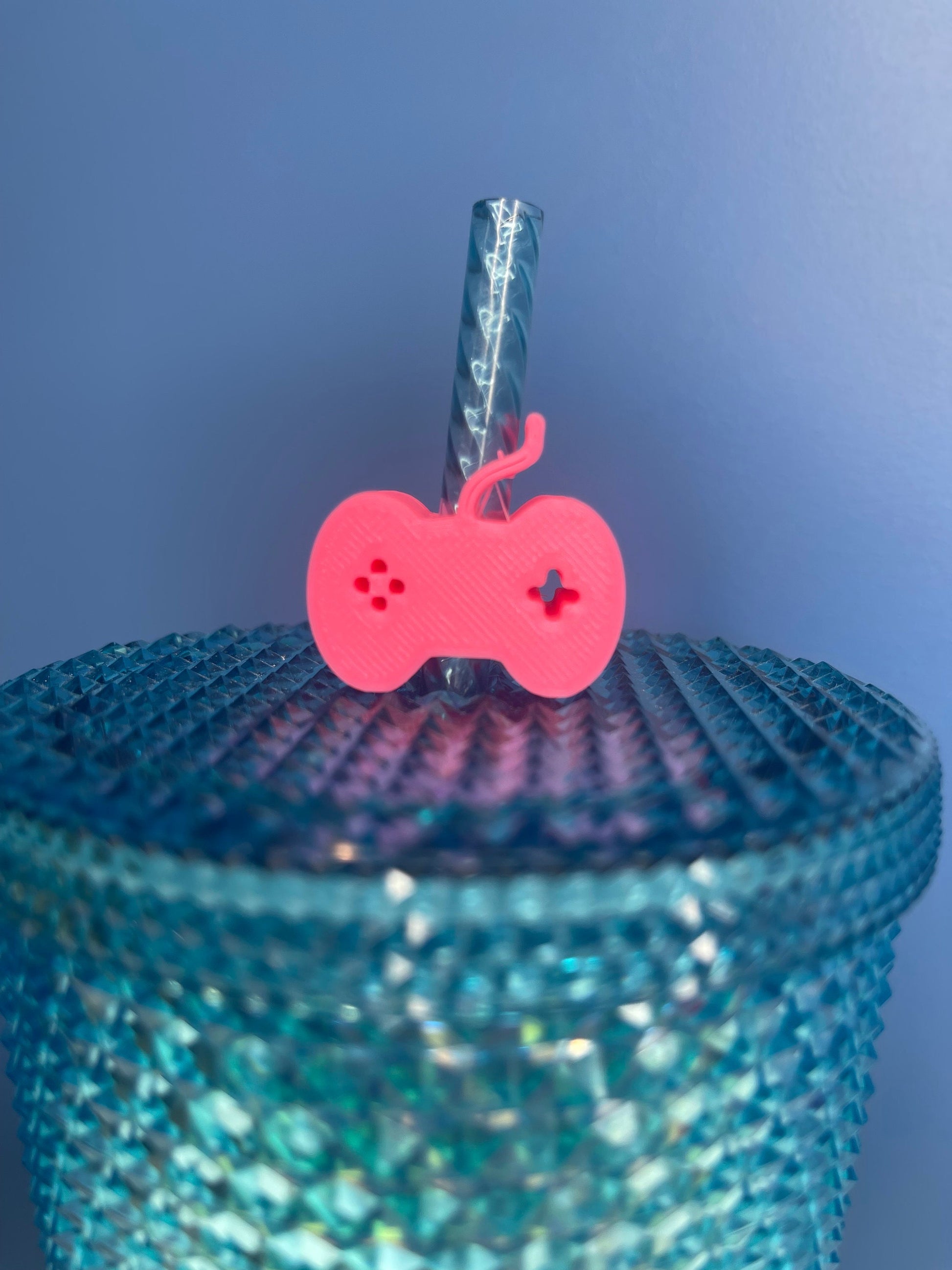 Video Game Controller Straw Topper | Straw Charm | Gaming Party Favors