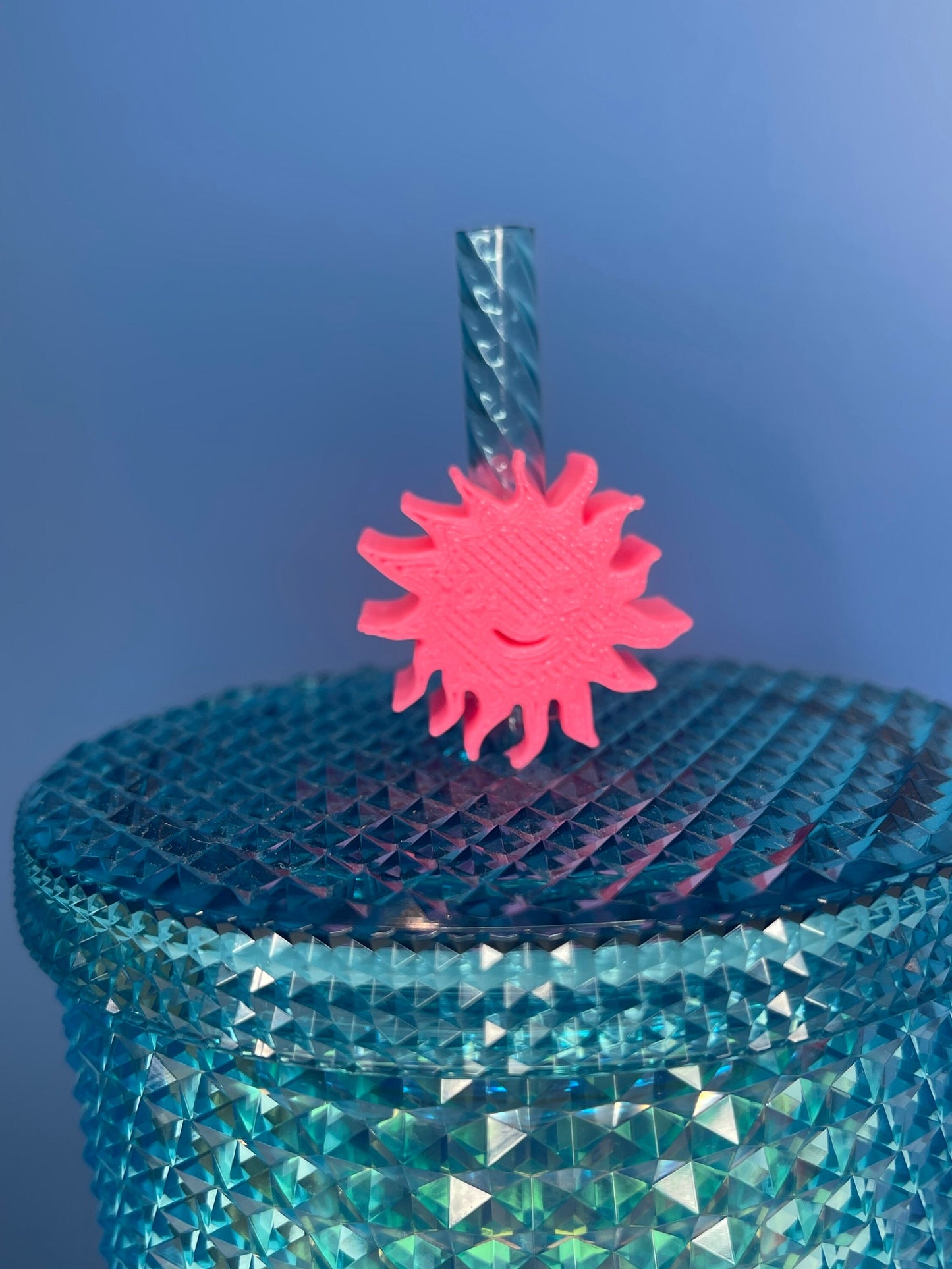 Sun Straw Topper | Straw Charm | Straw Decorations | Straw Buddy