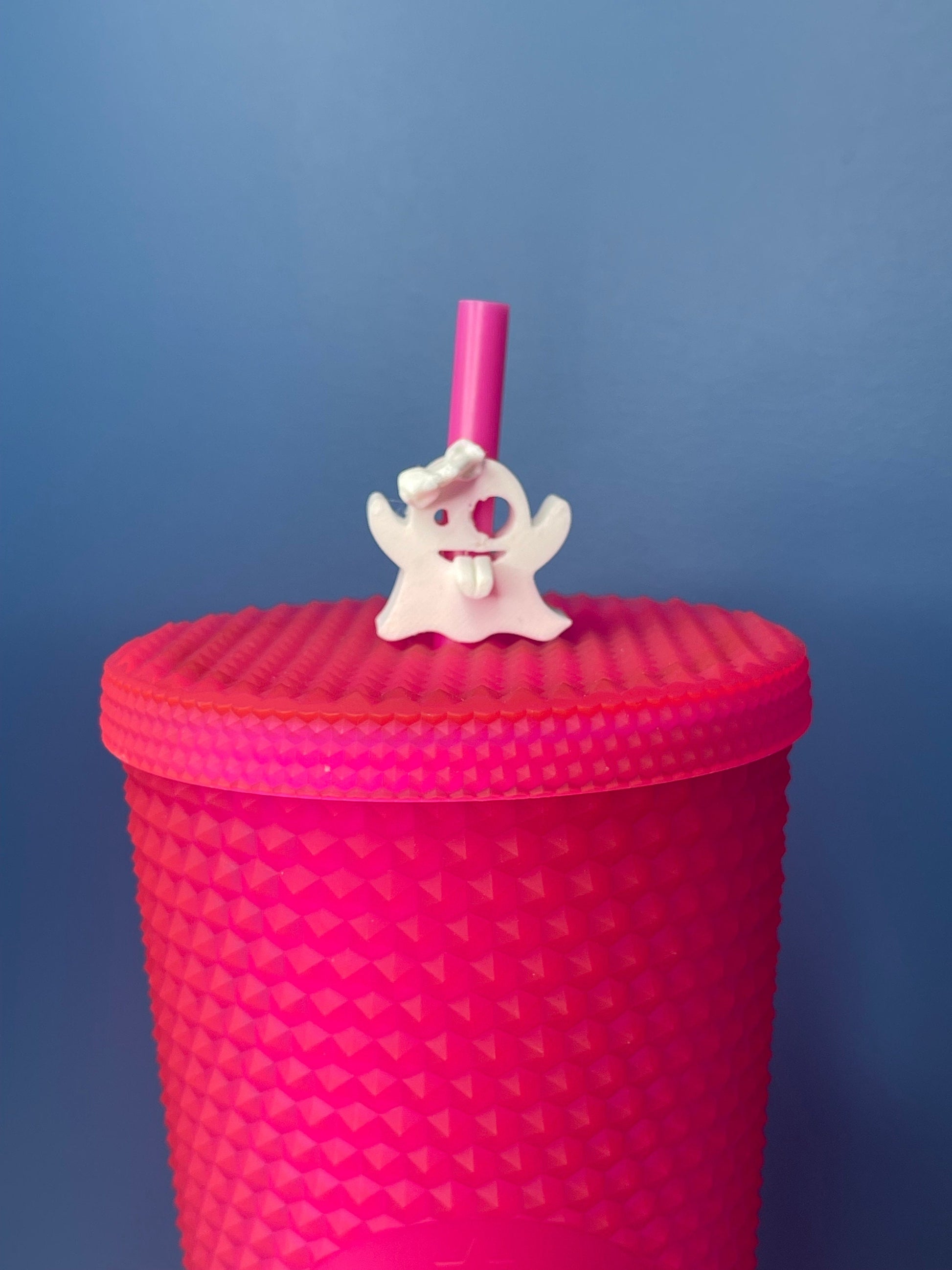 Ghost Straw Buddy | Straw Topper | Straw Decor| Straw Charms