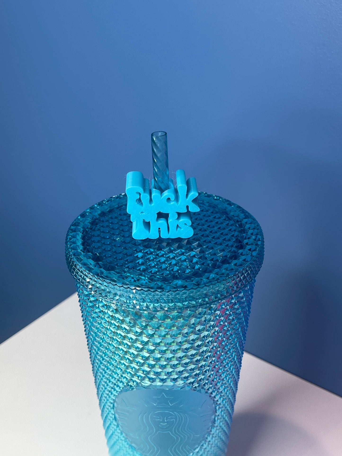 Fuk This Straw Topper | Straw Buddy | Straw Charm | Cup Decorations