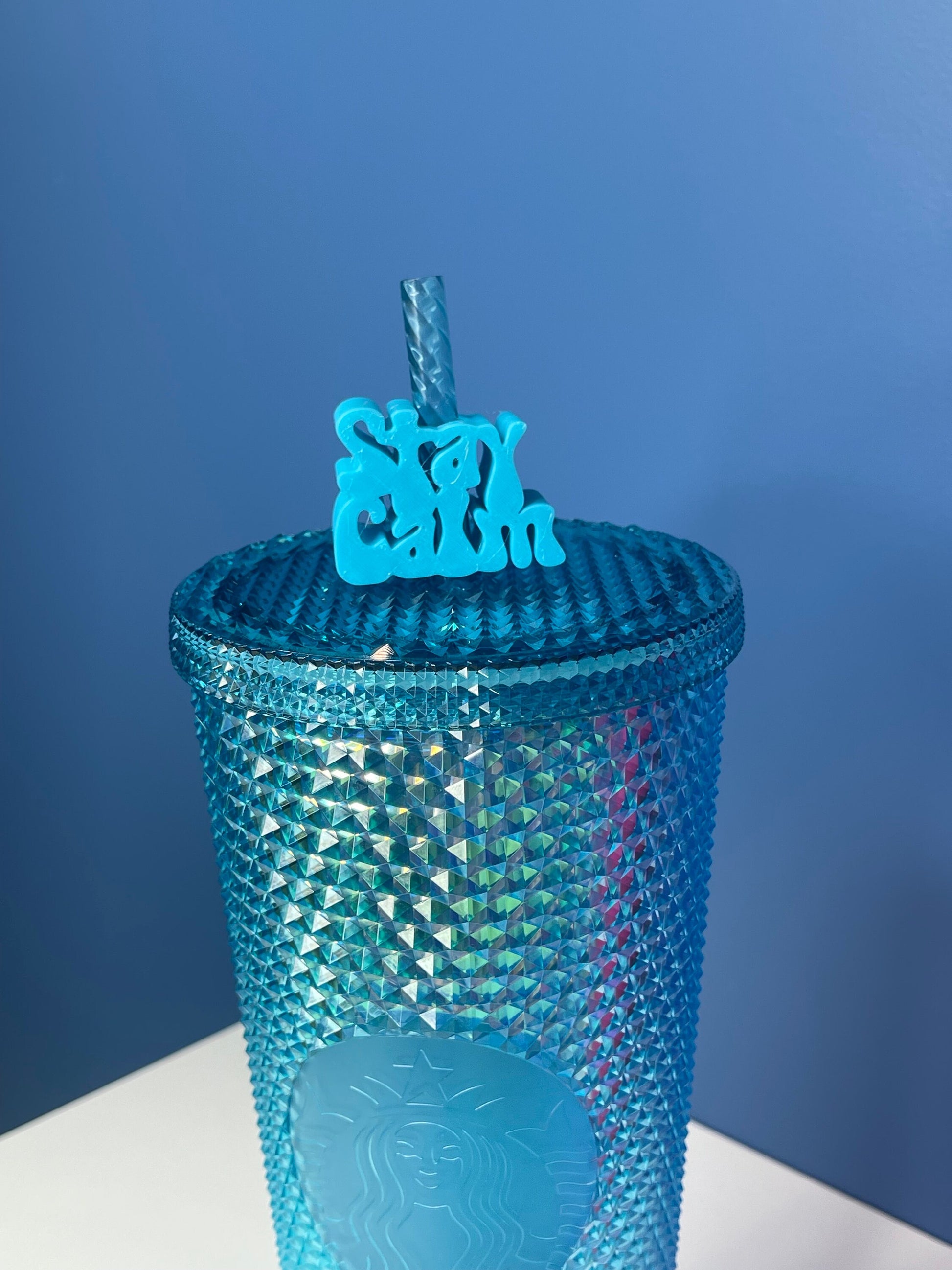 Stay Calm Straw Topper | Straw Buddy | Straw Charm | Positive Words