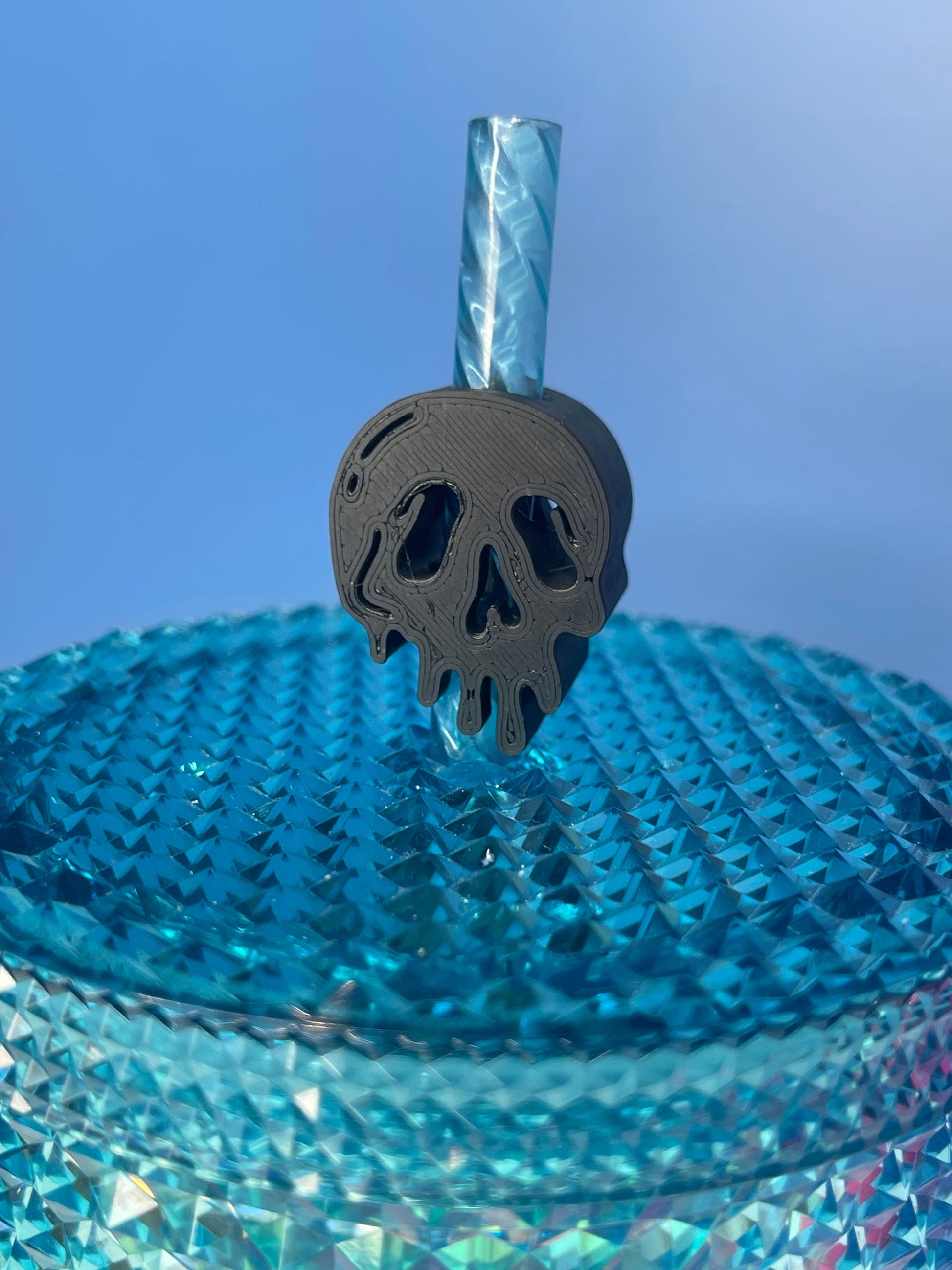 Skull Straw Buddy | Straw Topper | Straw Decor| Straw Charms