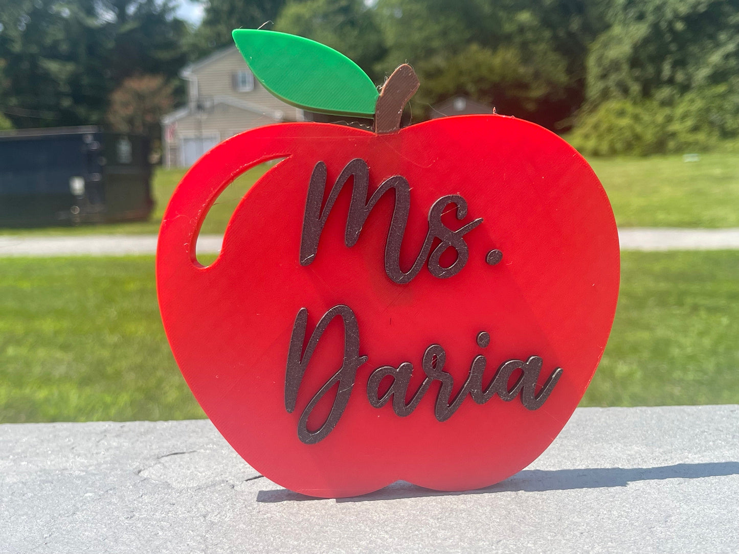 Custom Teachers Apple | Apple Desk Decor | Gifts for Teachers/Principals