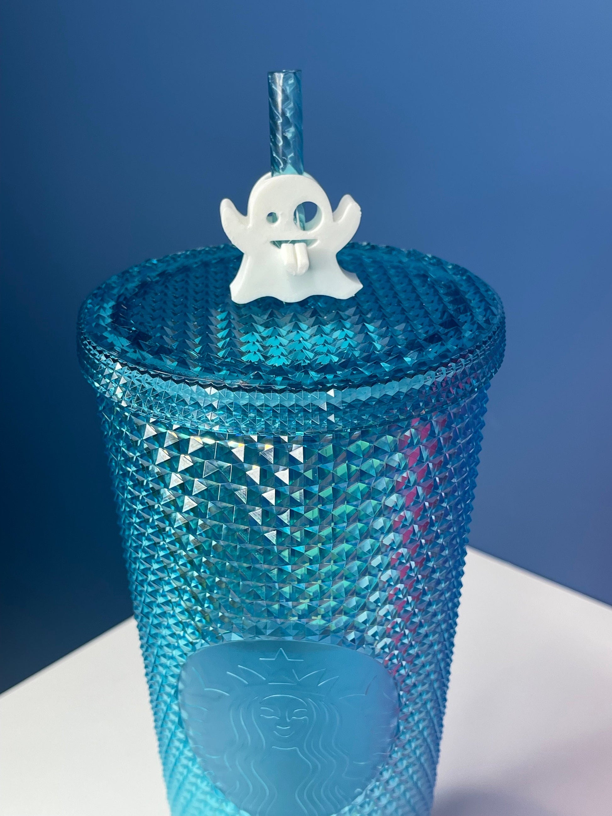 Silly Ghost Straw Buddy | Straw Topper | Straw Decor| Straw Charms