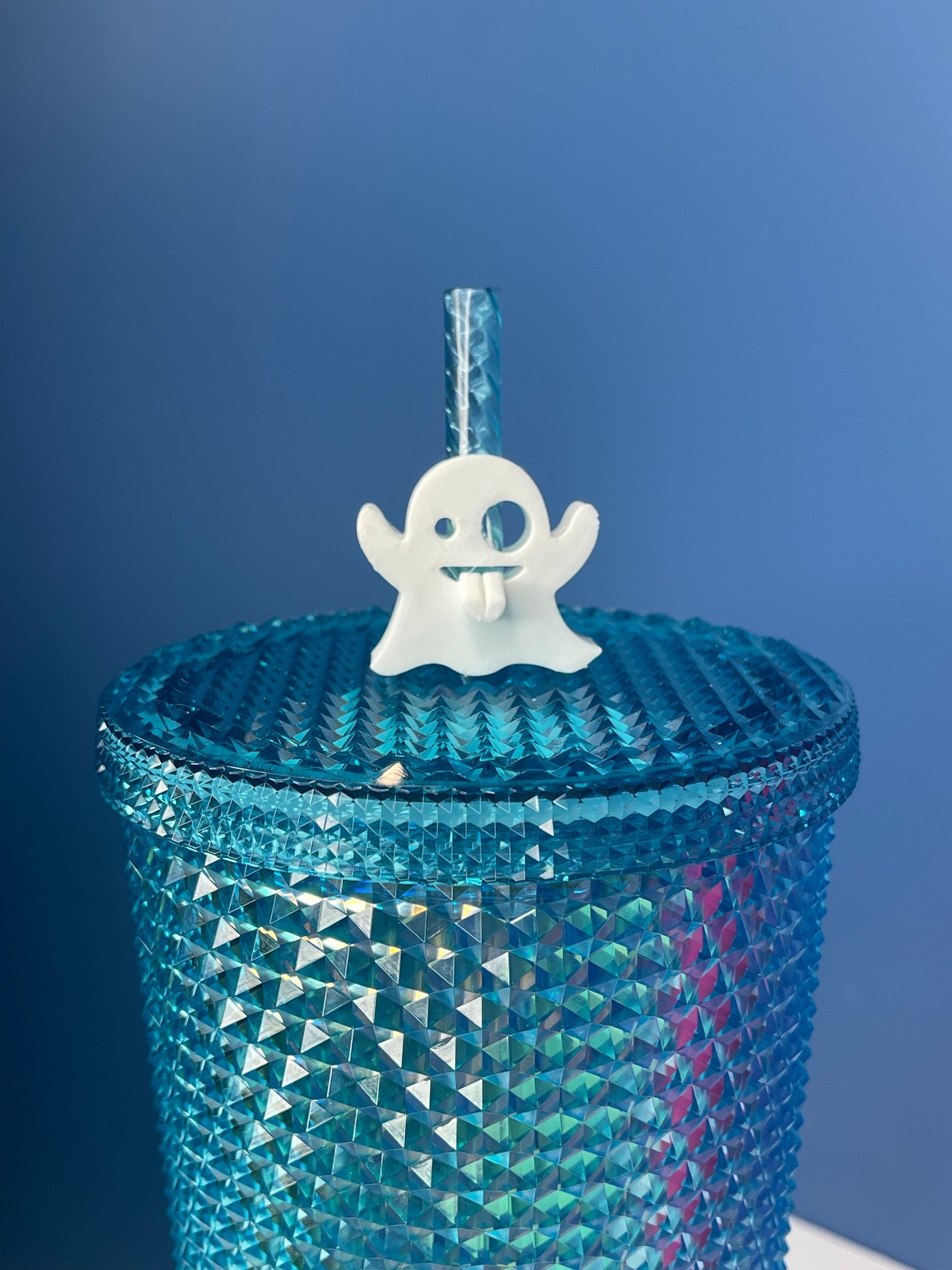 Silly Ghost Straw Buddy | Straw Topper | Straw Decor| Straw Charms