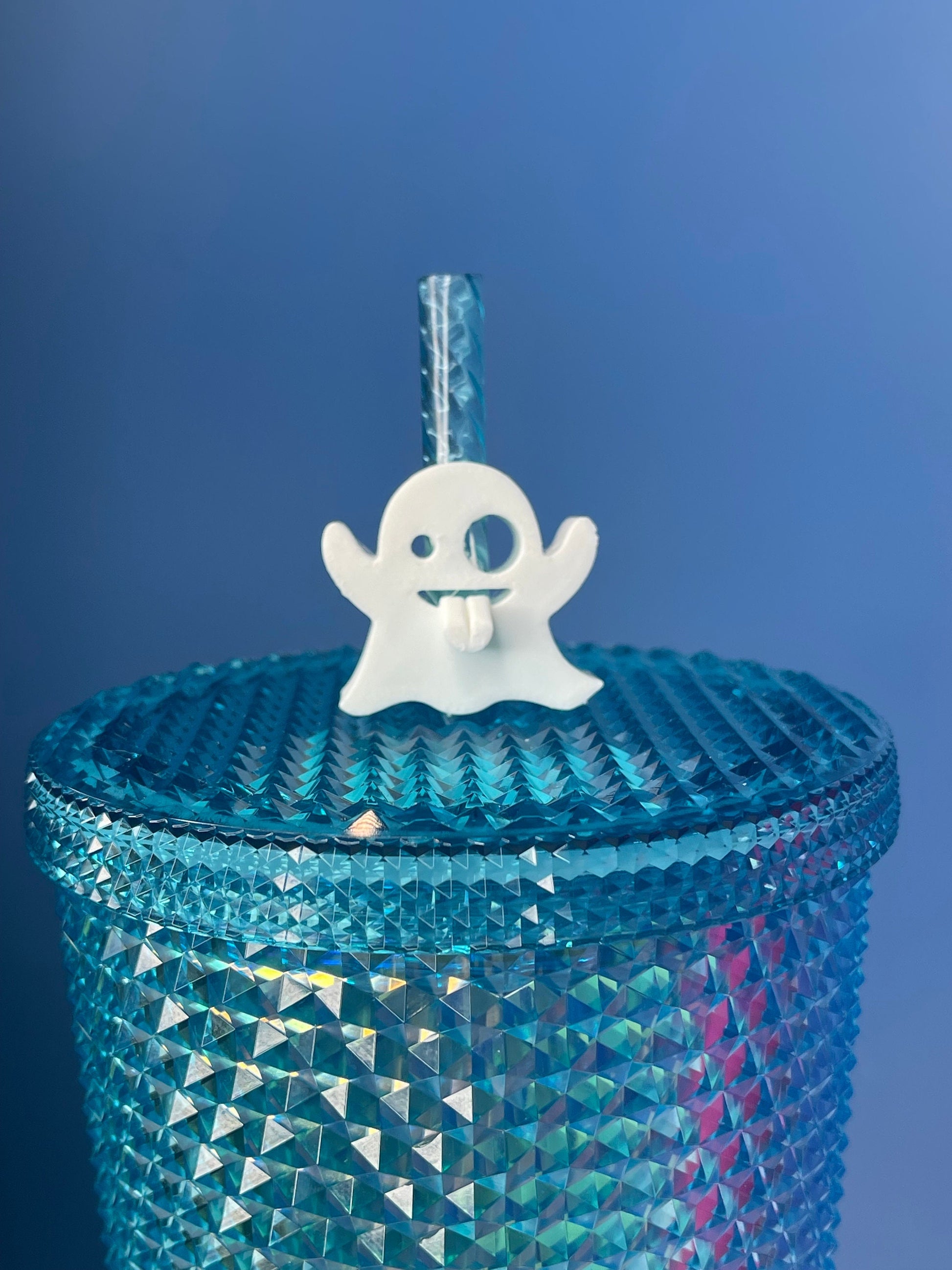 Silly Ghost Straw Buddy | Straw Topper | Straw Decor| Straw Charms