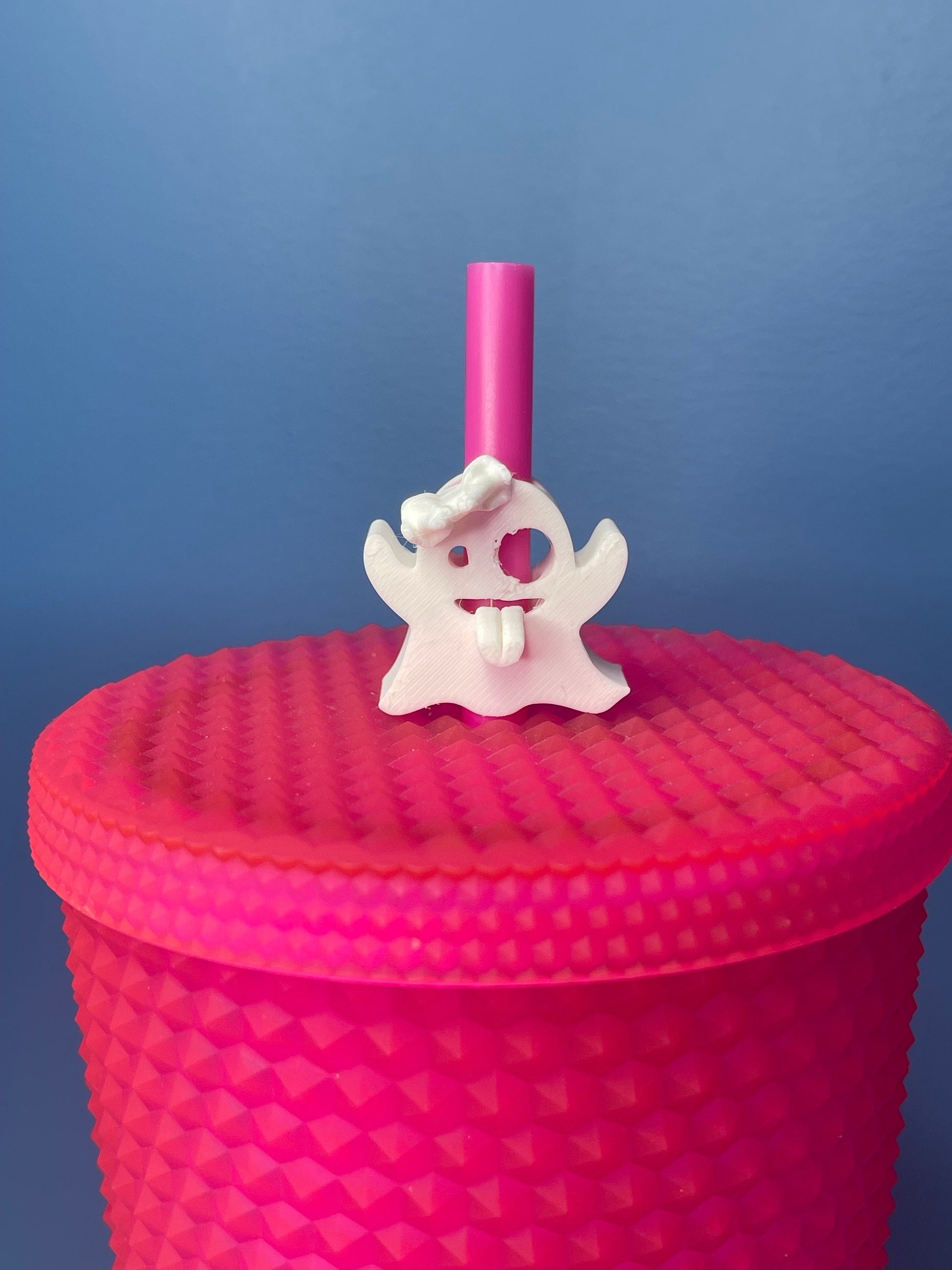 Ghost Straw Buddy | Straw Topper | Straw Decor| Straw Charms