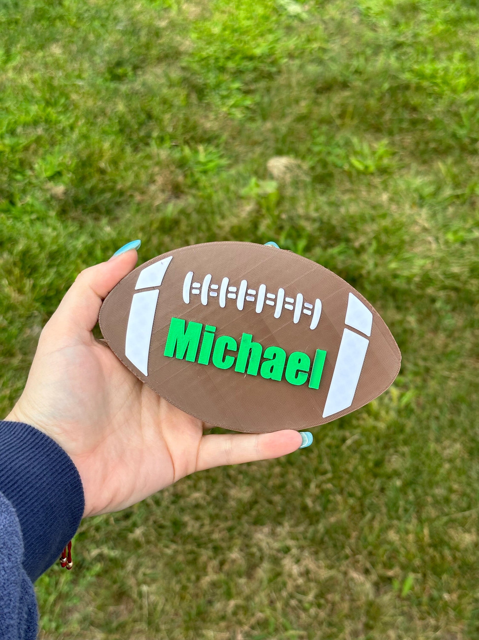 Personalized Football | Football Sign | Football Player Gifts | Football Coach