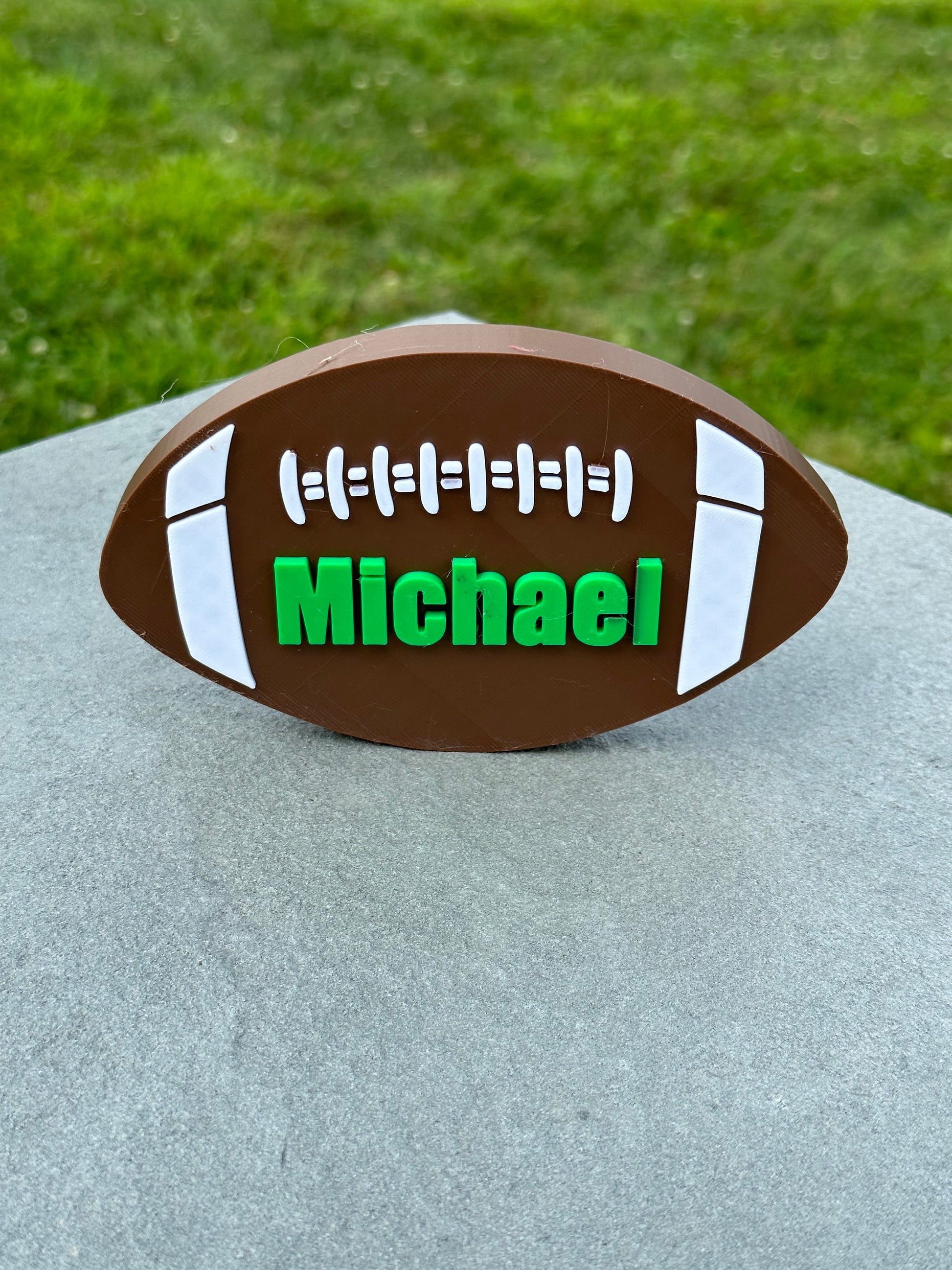 Personalized Football | Football Sign | Football Player Gifts | Football Coach