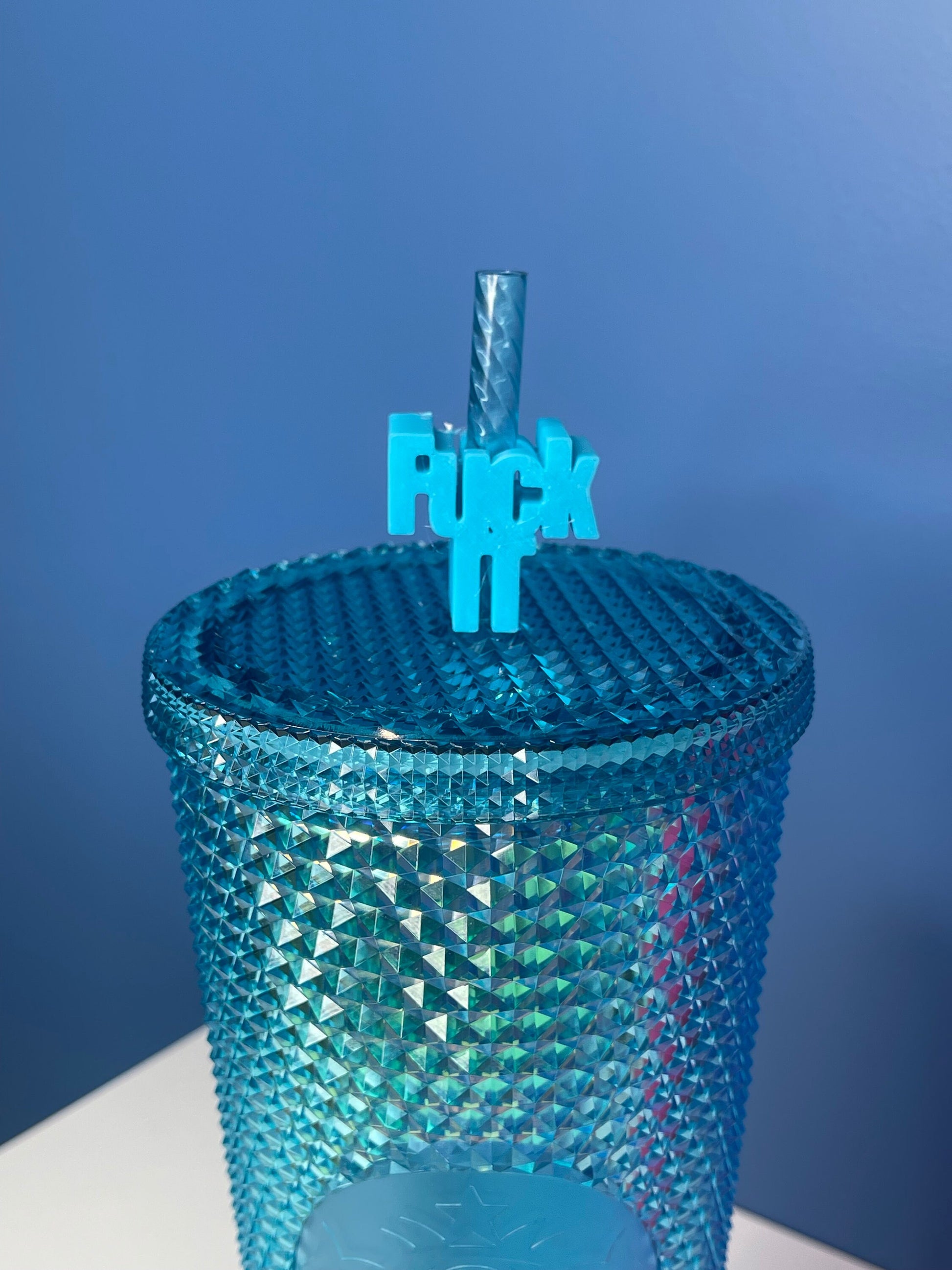 Fuk it Straw topper | Straw Charm | Straw Buddy | Cup Decorations