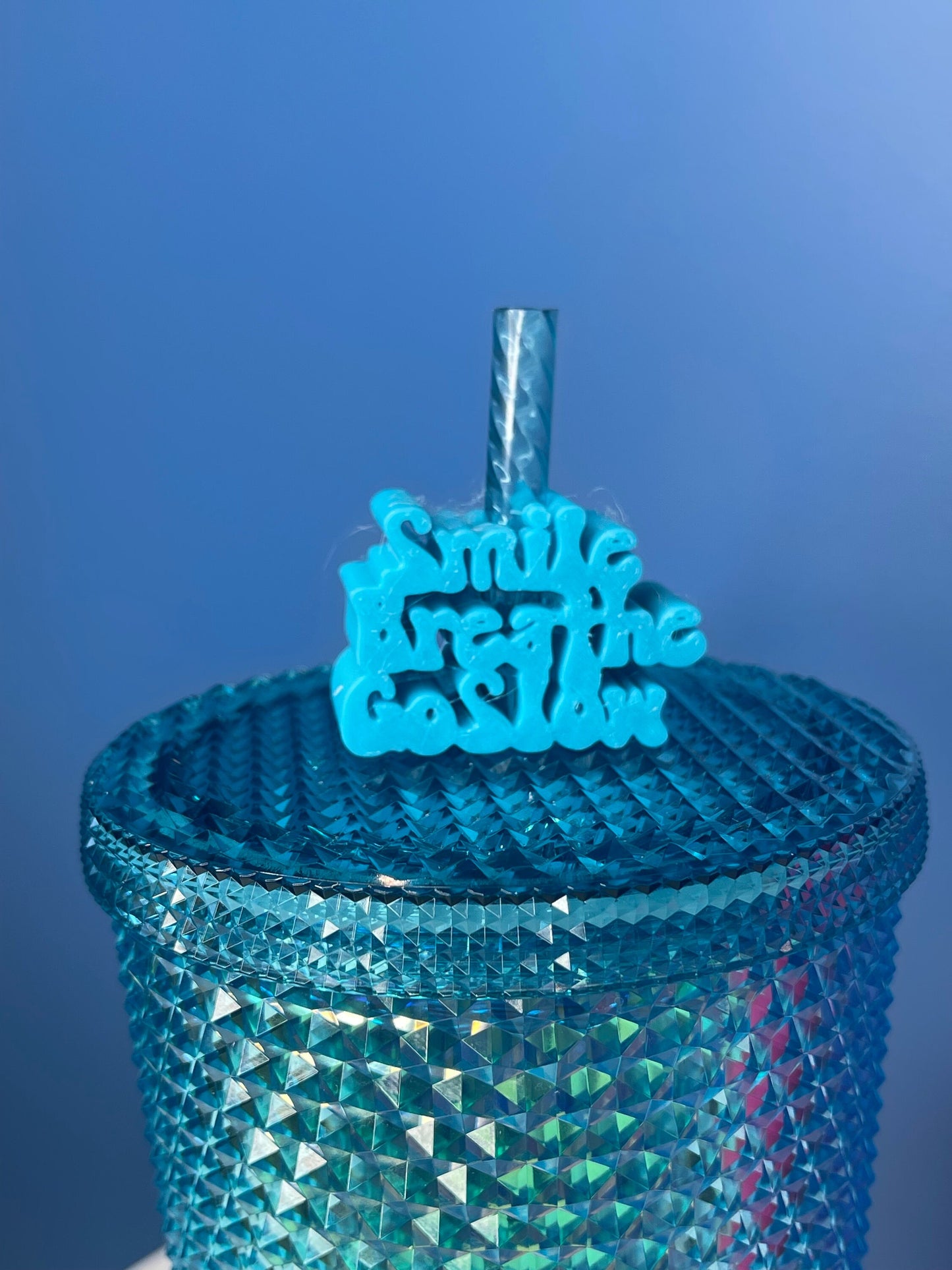 Breathe Straw Topper | Straw Charm | Straw Buddy | Cup Decorations