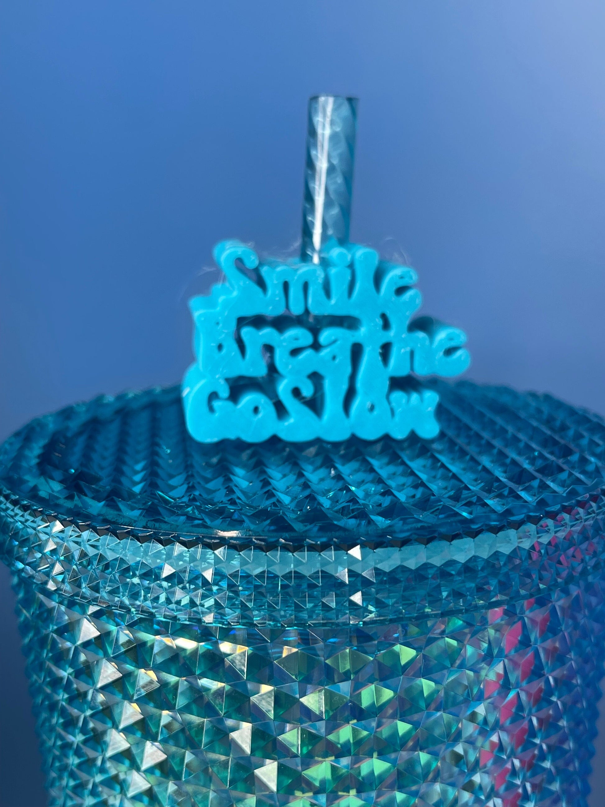 Breathe Straw Topper | Straw Charm | Straw Buddy | Cup Decorations