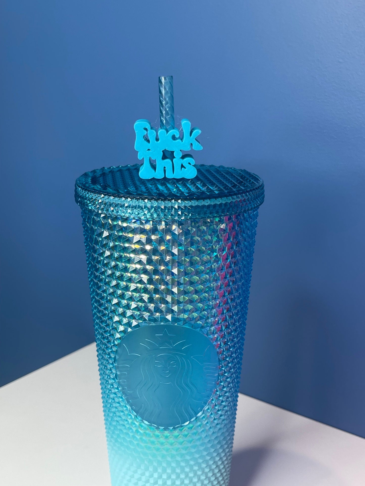 Fuk This Straw Topper | Straw Buddy | Straw Charm | Cup Decorations