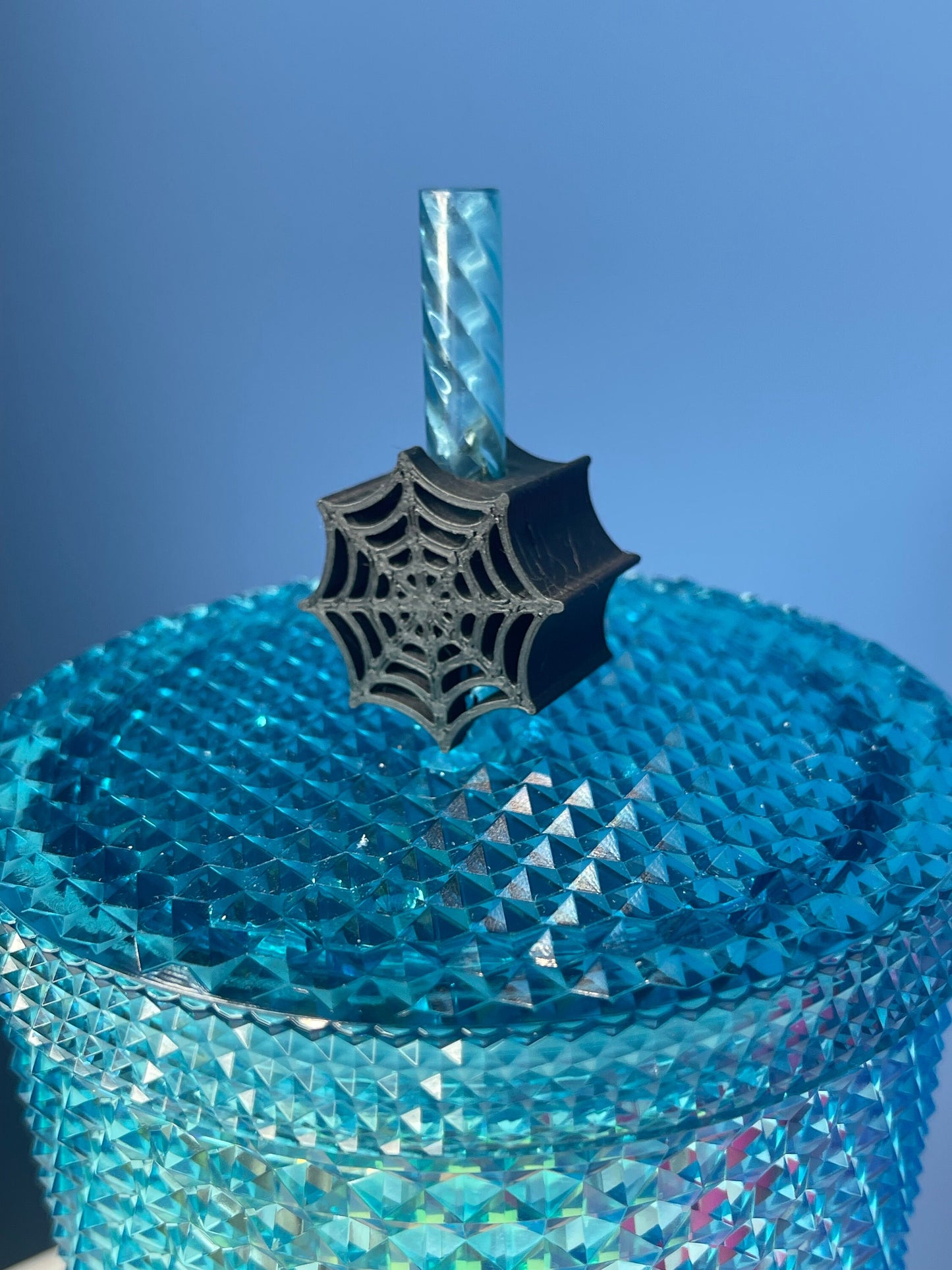 Spiderweb Straw Buddy | Straw Topper | Straw Decor| Straw Charms