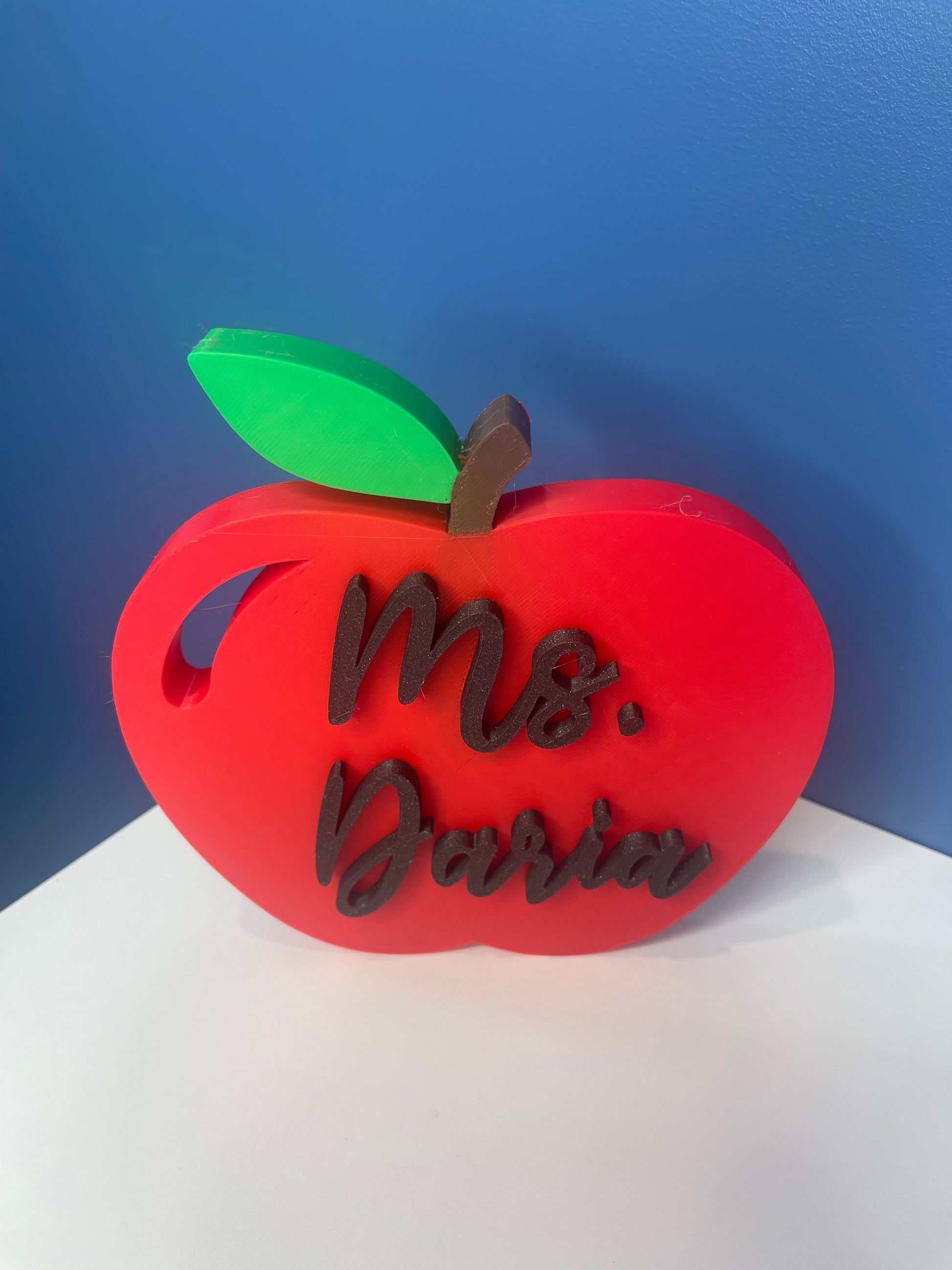 Custom Teachers Apple | Apple Desk Decor | Gifts for Teachers/Principals