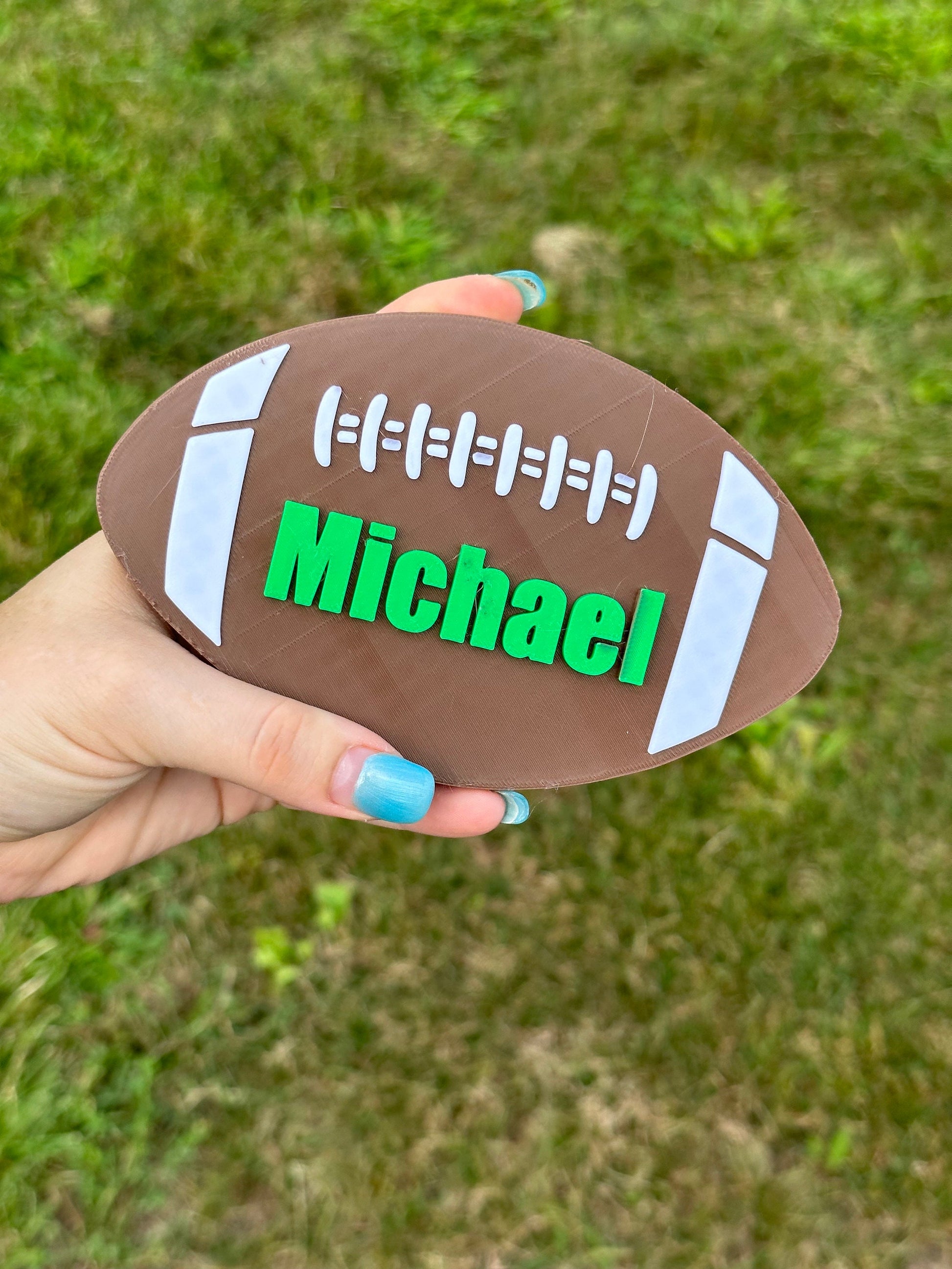 Personalized Football | Football Sign | Football Player Gifts | Football Coach