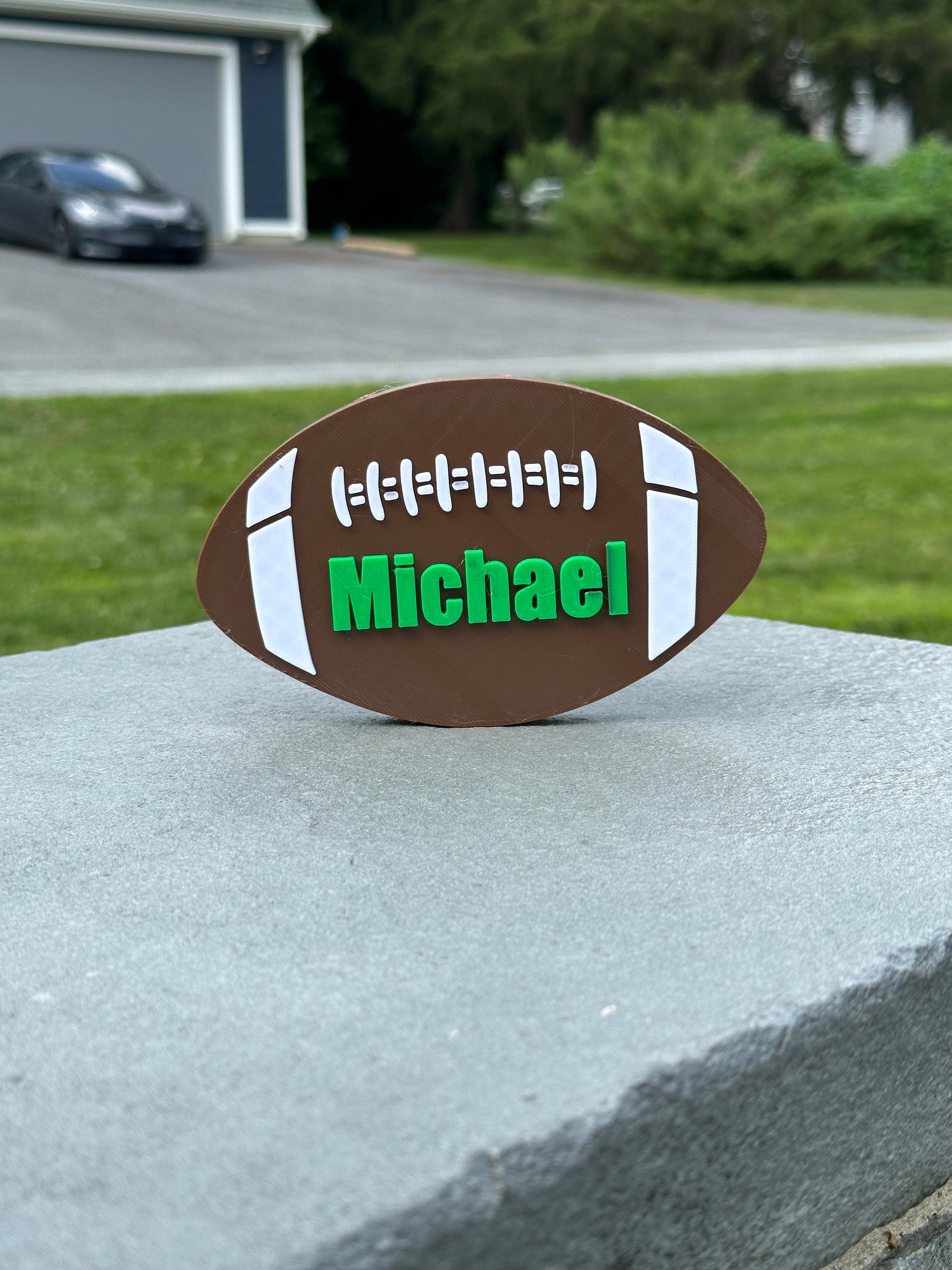 Personalized Football | Football Sign | Football Player Gifts | Football Coach