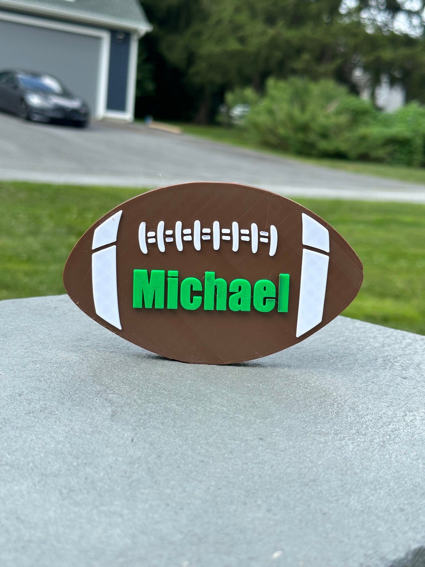 Personalized Football | Football Sign | Football Player Gifts | Football Coach