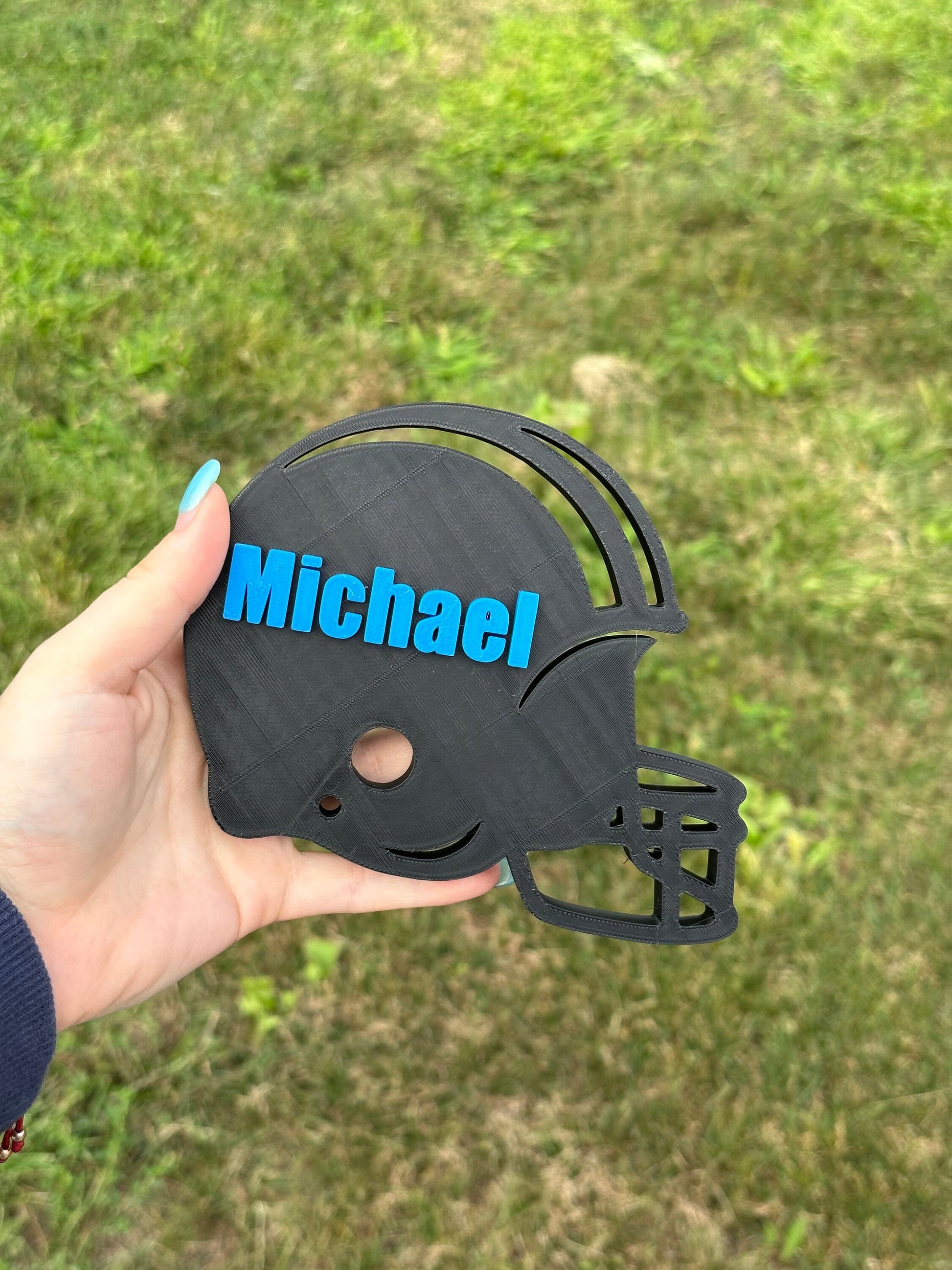 Personalized Football Helmet | Football Sign | Football Player Gifts| Football Coach