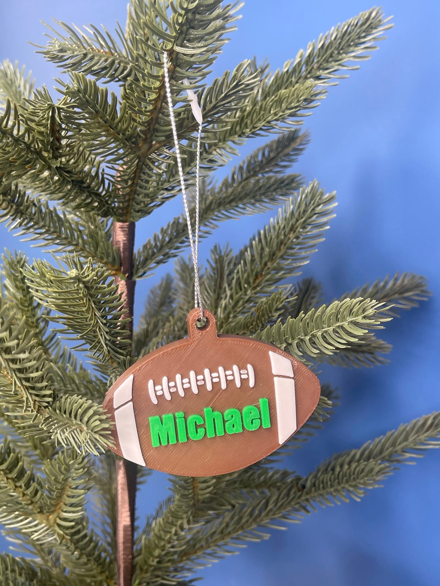 Personalized Football Name Key Chains| Bag Charms | Football Ornament | Gifts for Friends