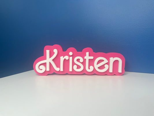 Custom Name Sign, Room Decor, Wall Art, Two Toned Name