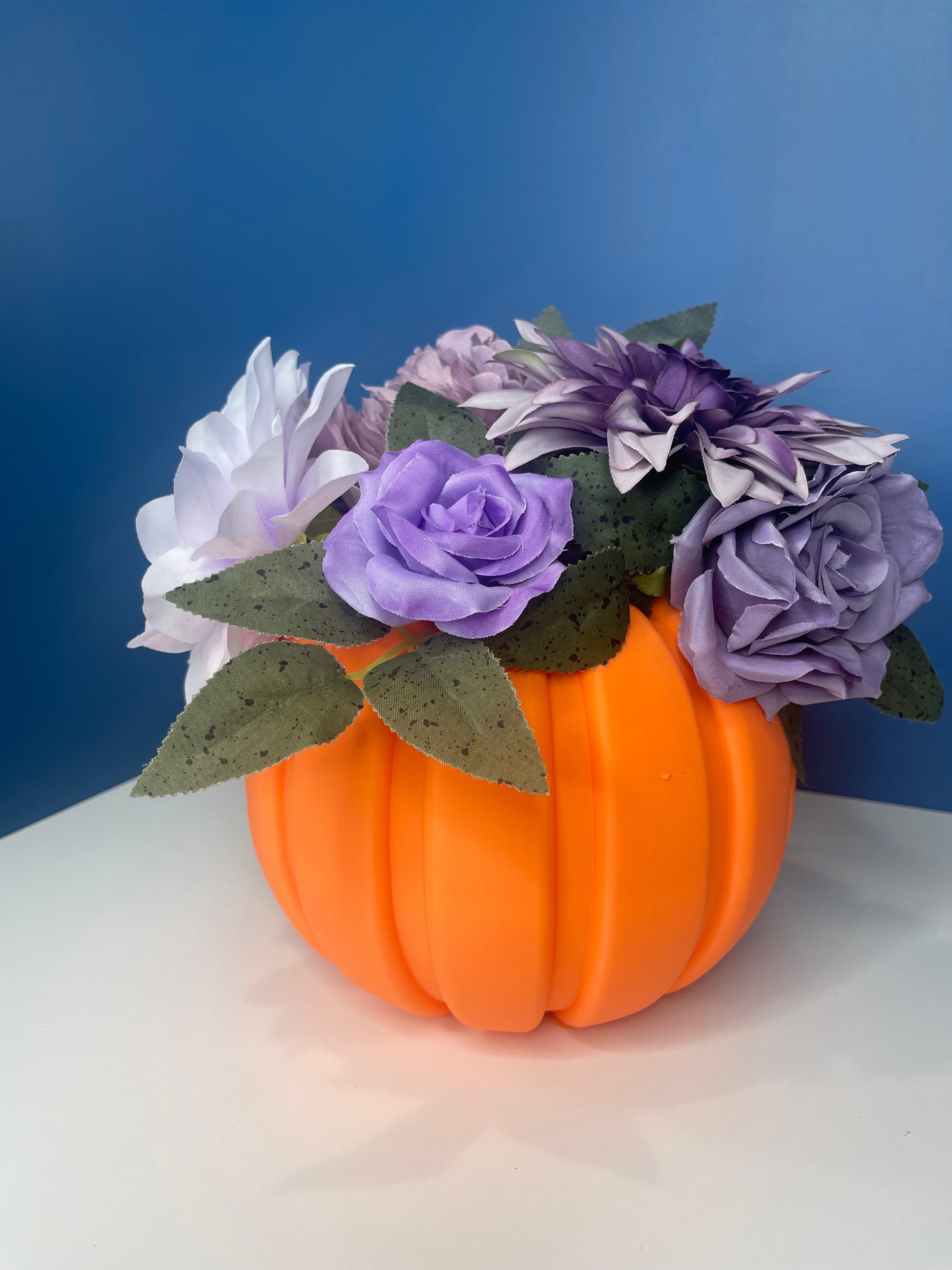 Pumpkin Fall Centerpiece |6 in Candy Dish | Halloween Decor | Pumpkin Planter