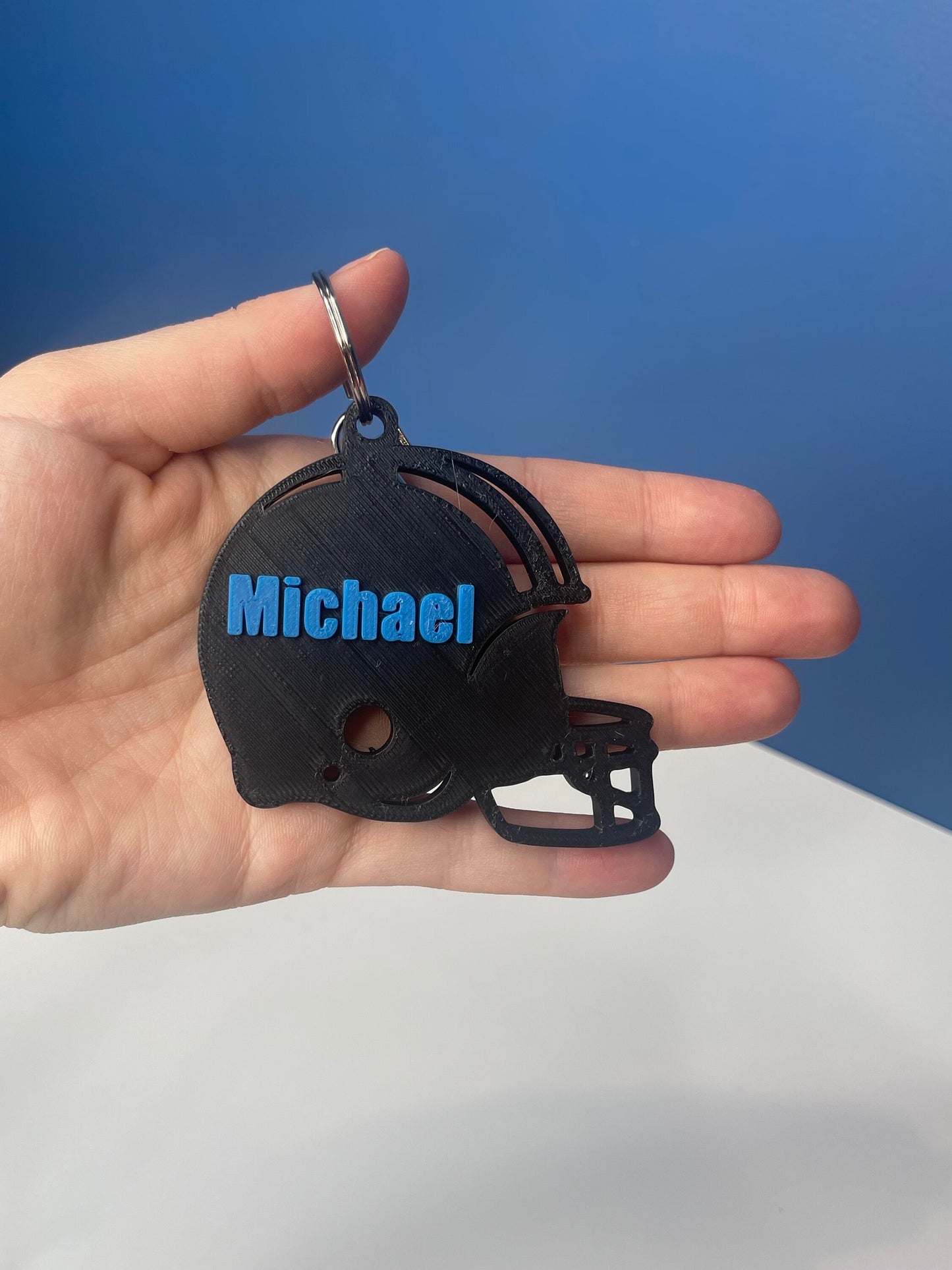 Personalized Football Helmet | Name Key Chains| Football Ornament | Gifts for Friends