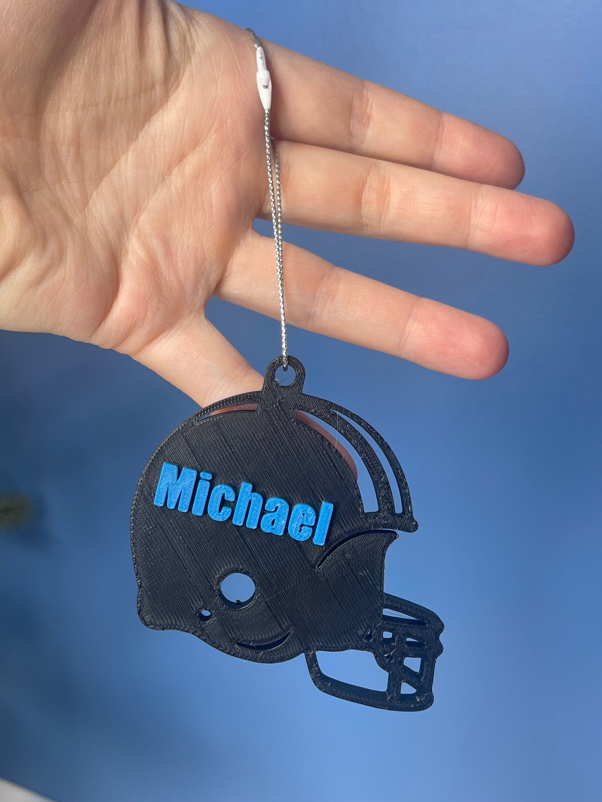 Personalized Football Helmet | Name Key Chains| Football Ornament | Gifts for Friends