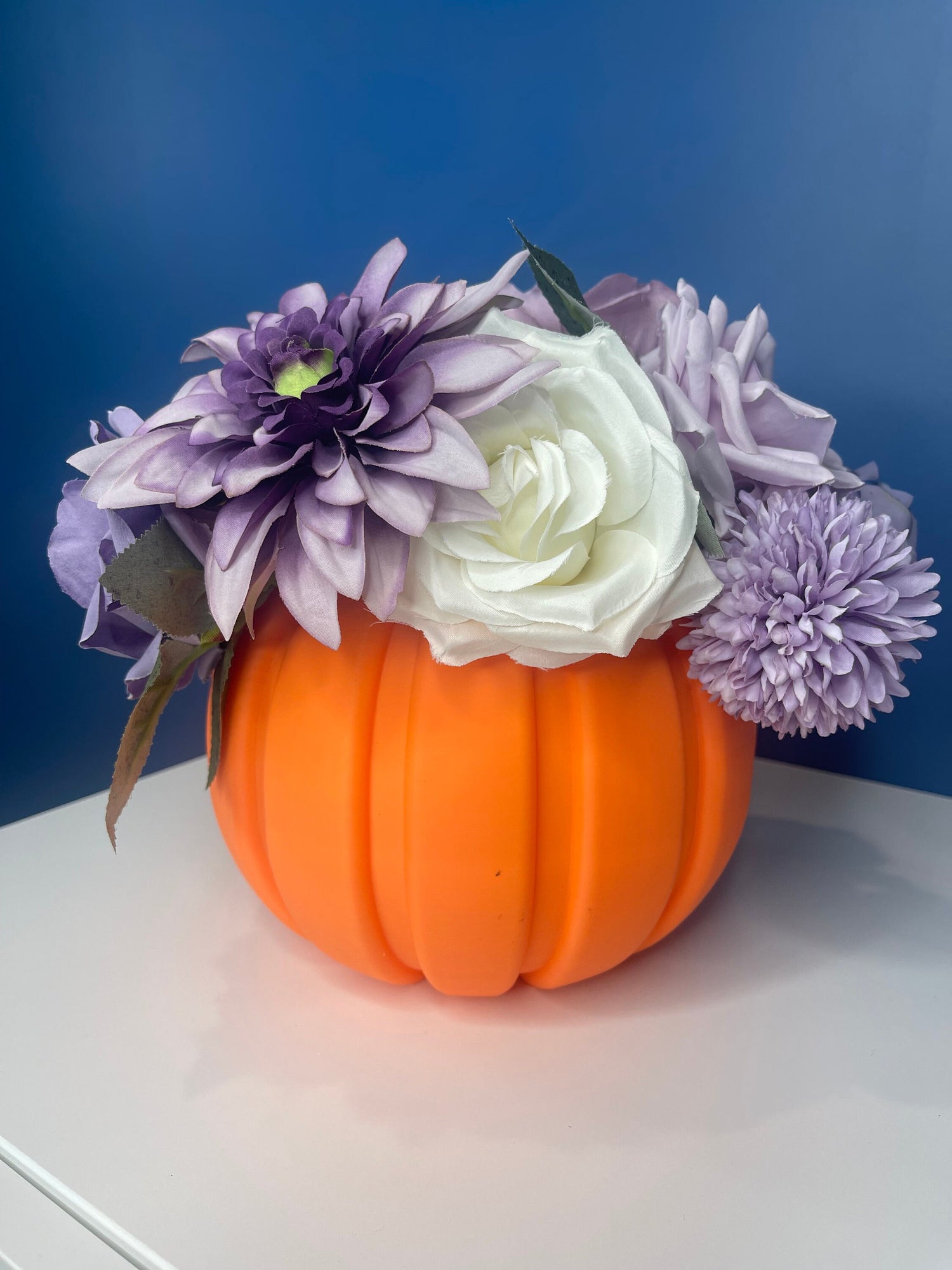 Pumpkin Fall Centerpiece |6 in Candy Dish | Halloween Decor | Pumpkin Planter