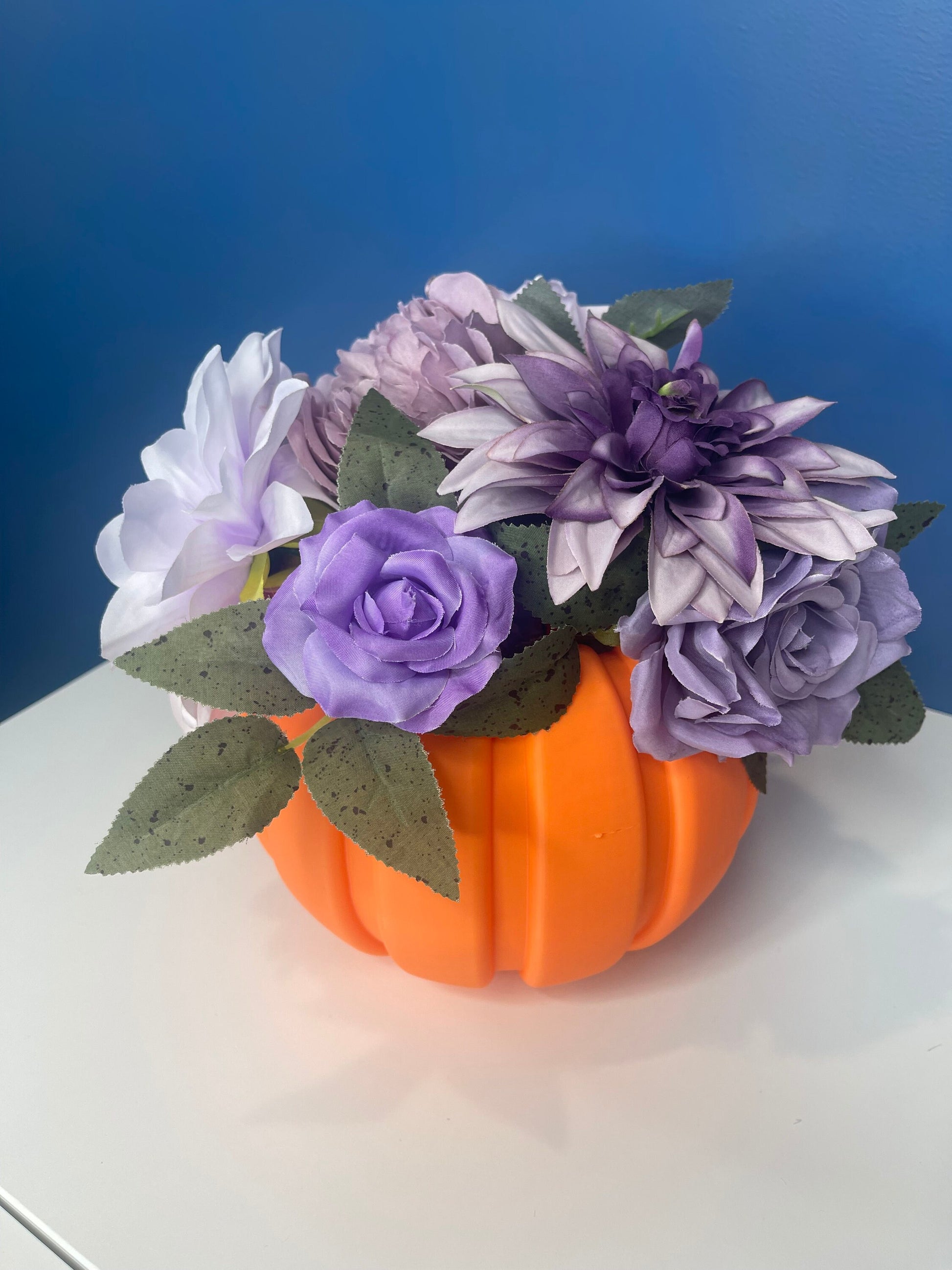 Pumpkin Fall Centerpiece |6 in Candy Dish | Halloween Decor | Pumpkin Planter