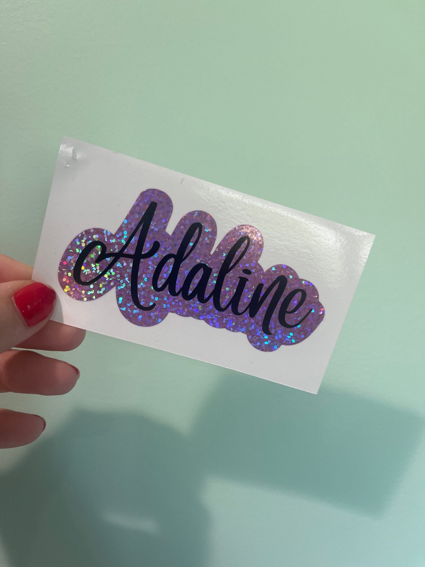 4.5 in Custom Name Vinyl Sticker | Personalized Sticker | Laptop | Water bottle | Gifts for Her