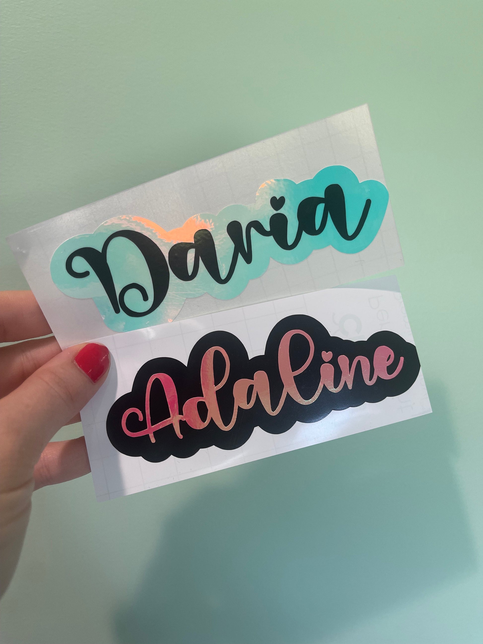 3.5 in Custom Name Vinyl Sticker | Personalized Sticker | Laptop | Water bottle | Gifts for Her