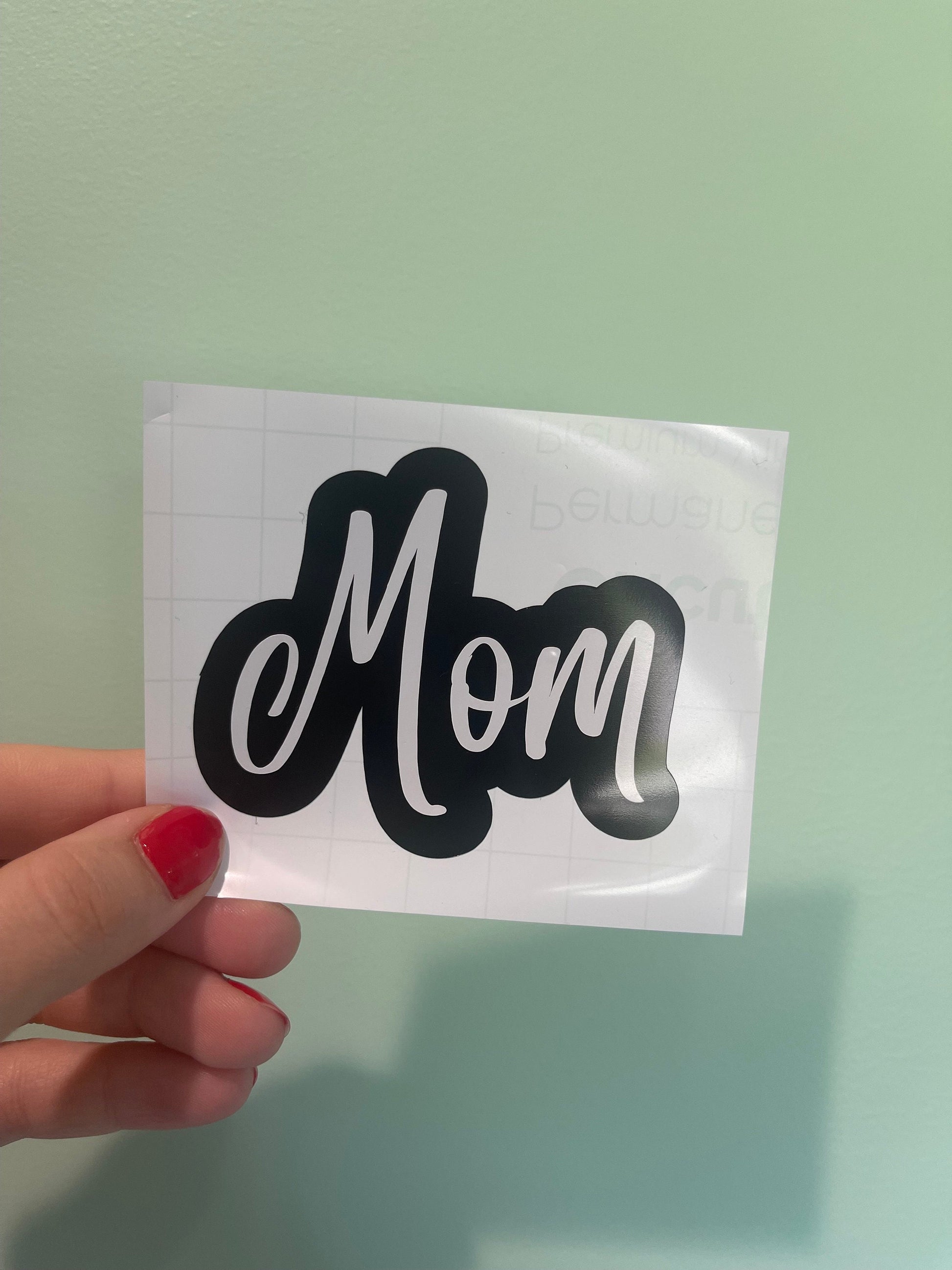 3.5 in Mom Vinyl Sticker | Mom Sticker | Laptop Sticker | Water bottle | Gifts for Her | Mother's Day