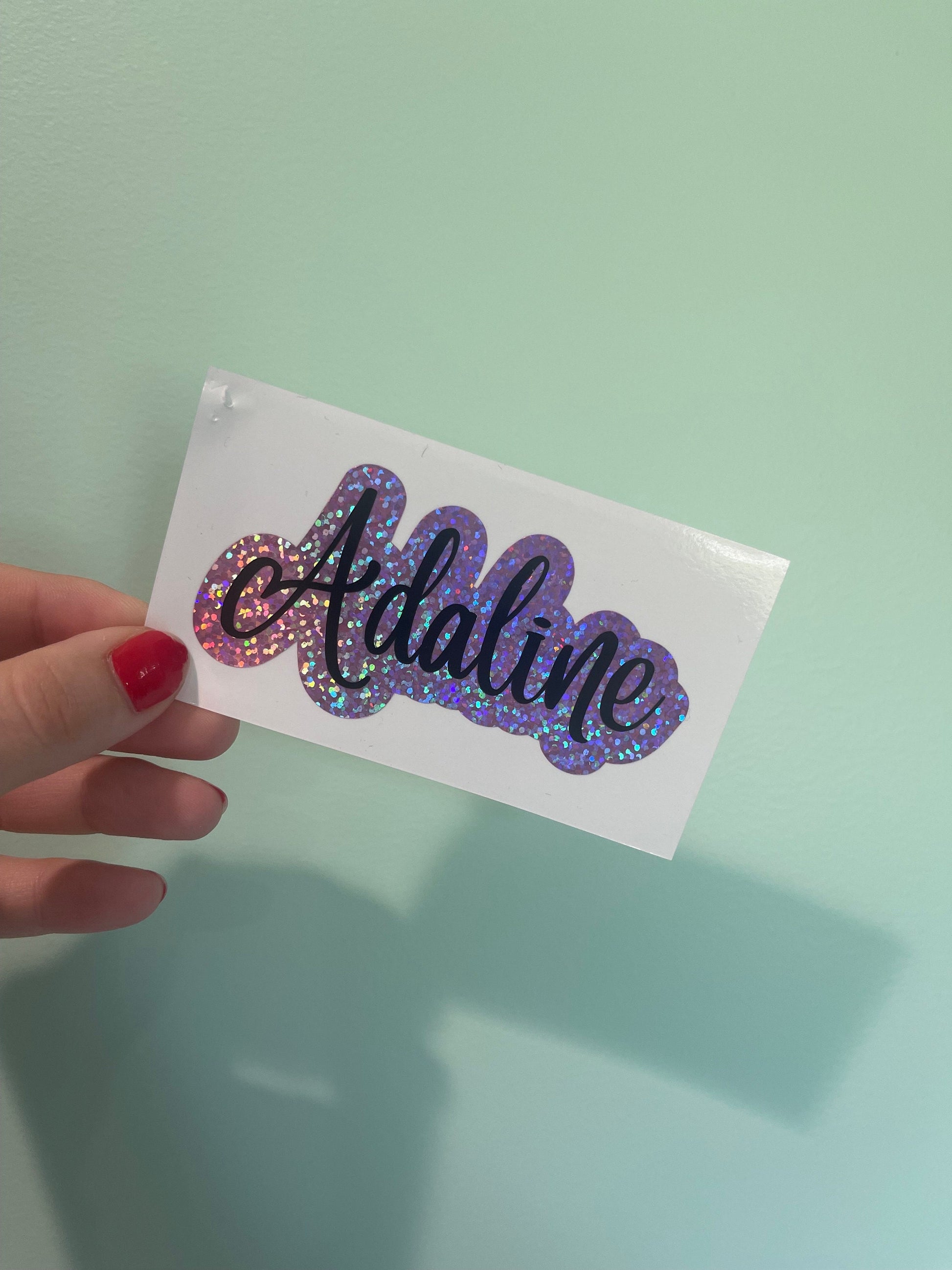 4.5 in Custom Name Vinyl Sticker | Personalized Sticker | Laptop | Water bottle | Gifts for Her