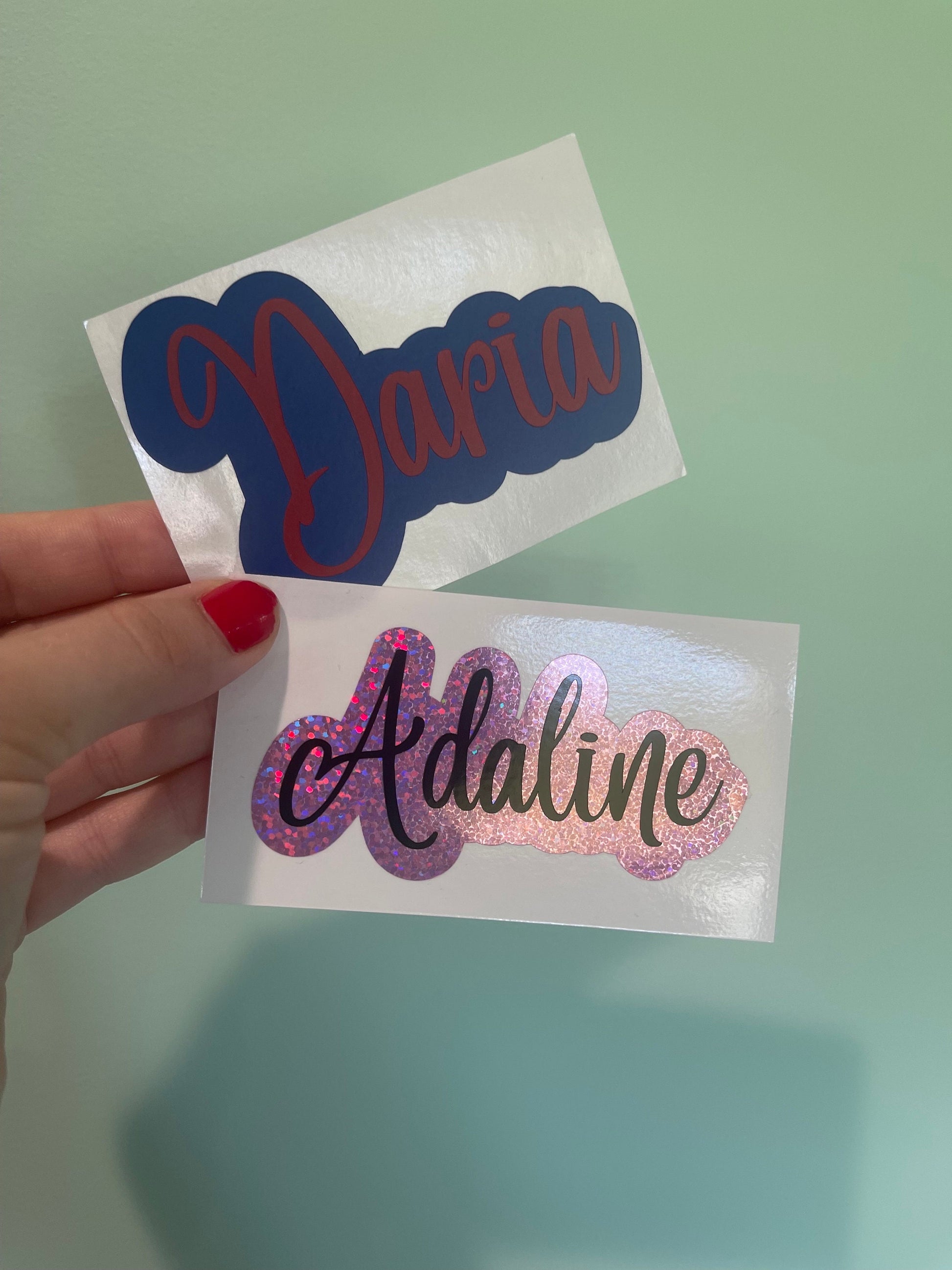 4.5 in Custom Name Vinyl Sticker | Personalized Sticker | Laptop | Water bottle | Gifts for Her