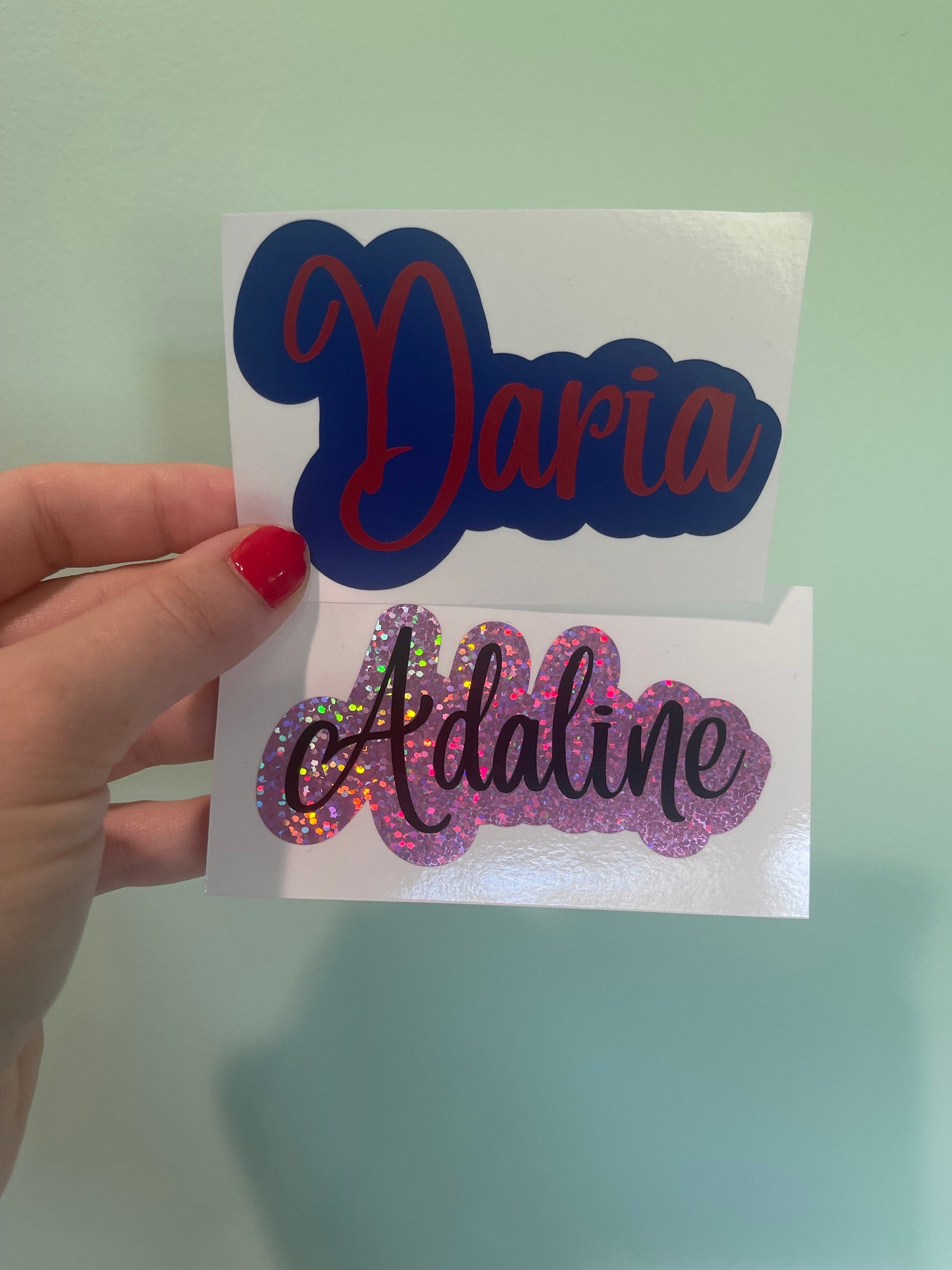 3.5 in Custom Name Vinyl Sticker | Personalized Sticker | Laptop | Water bottle | Gifts for Her