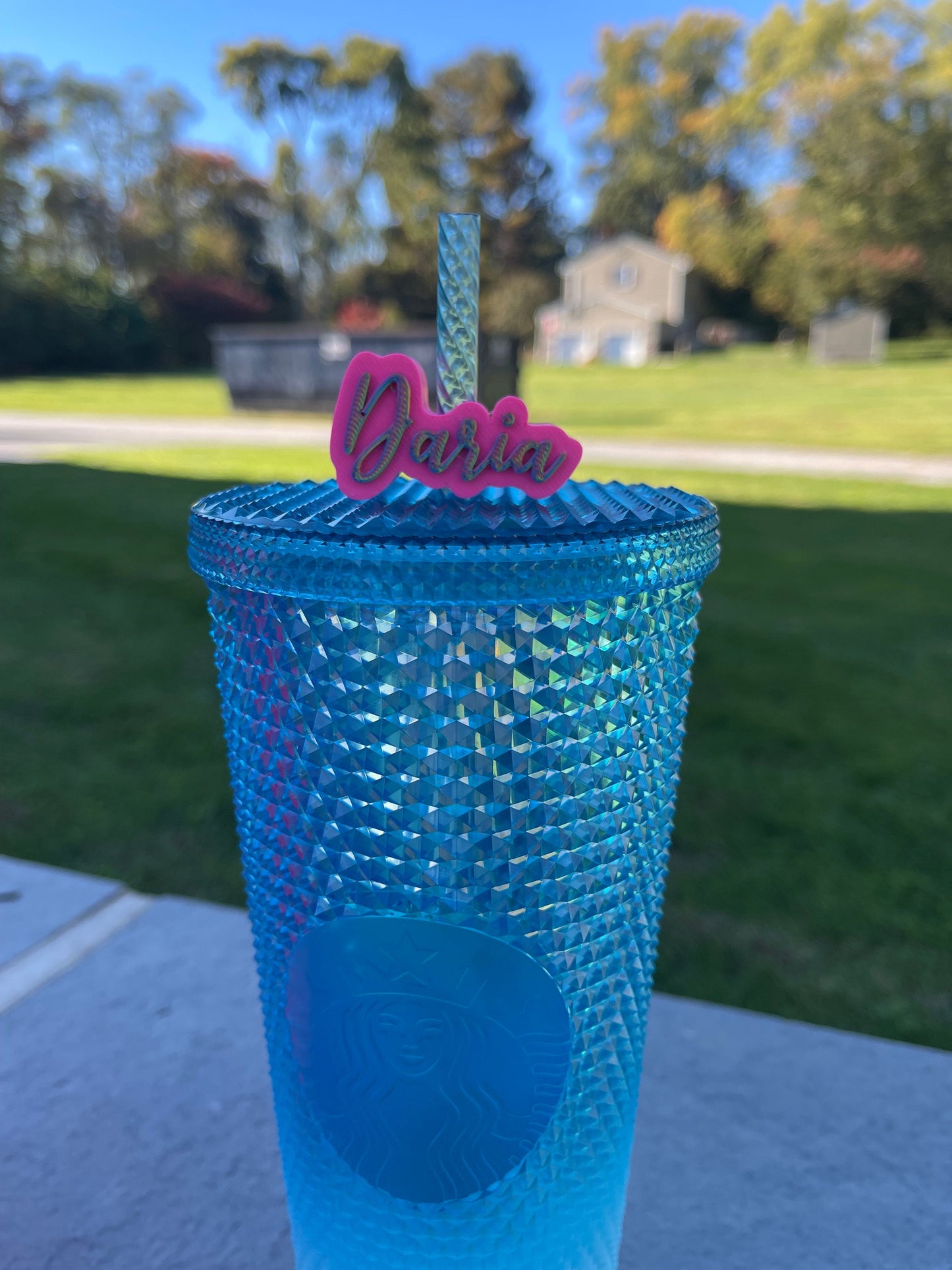 Custom Name Straw Topper | Starbucks Charms | Party Favors