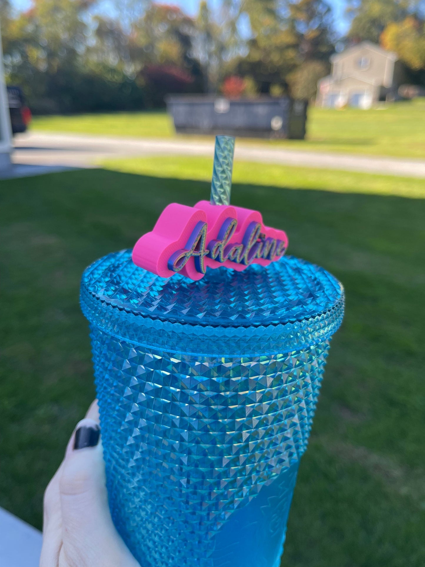 Custom Name Straw Topper | Starbucks Charms | Party Favors