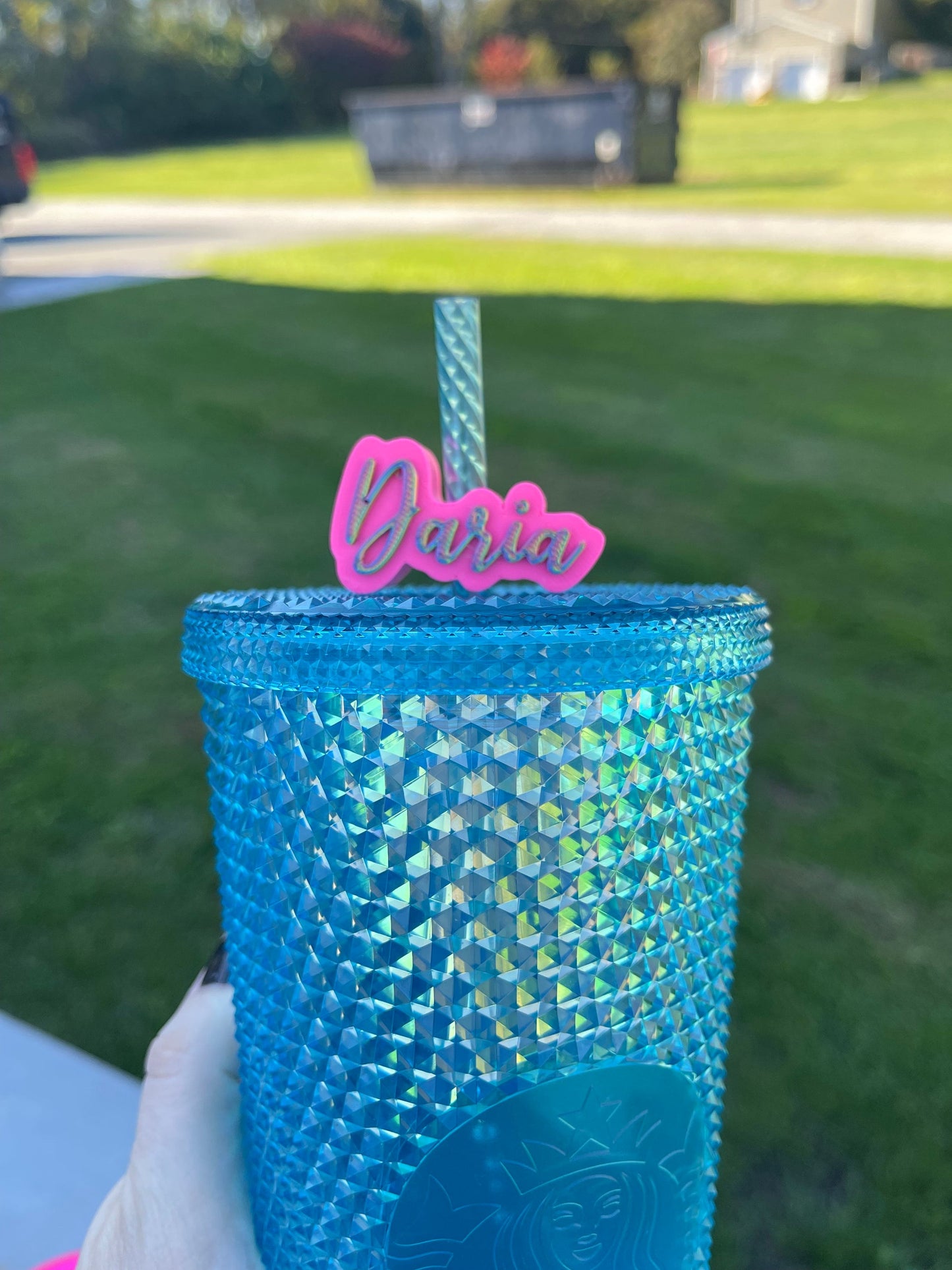 Custom Name Straw Topper | Starbucks Charms | Party Favors