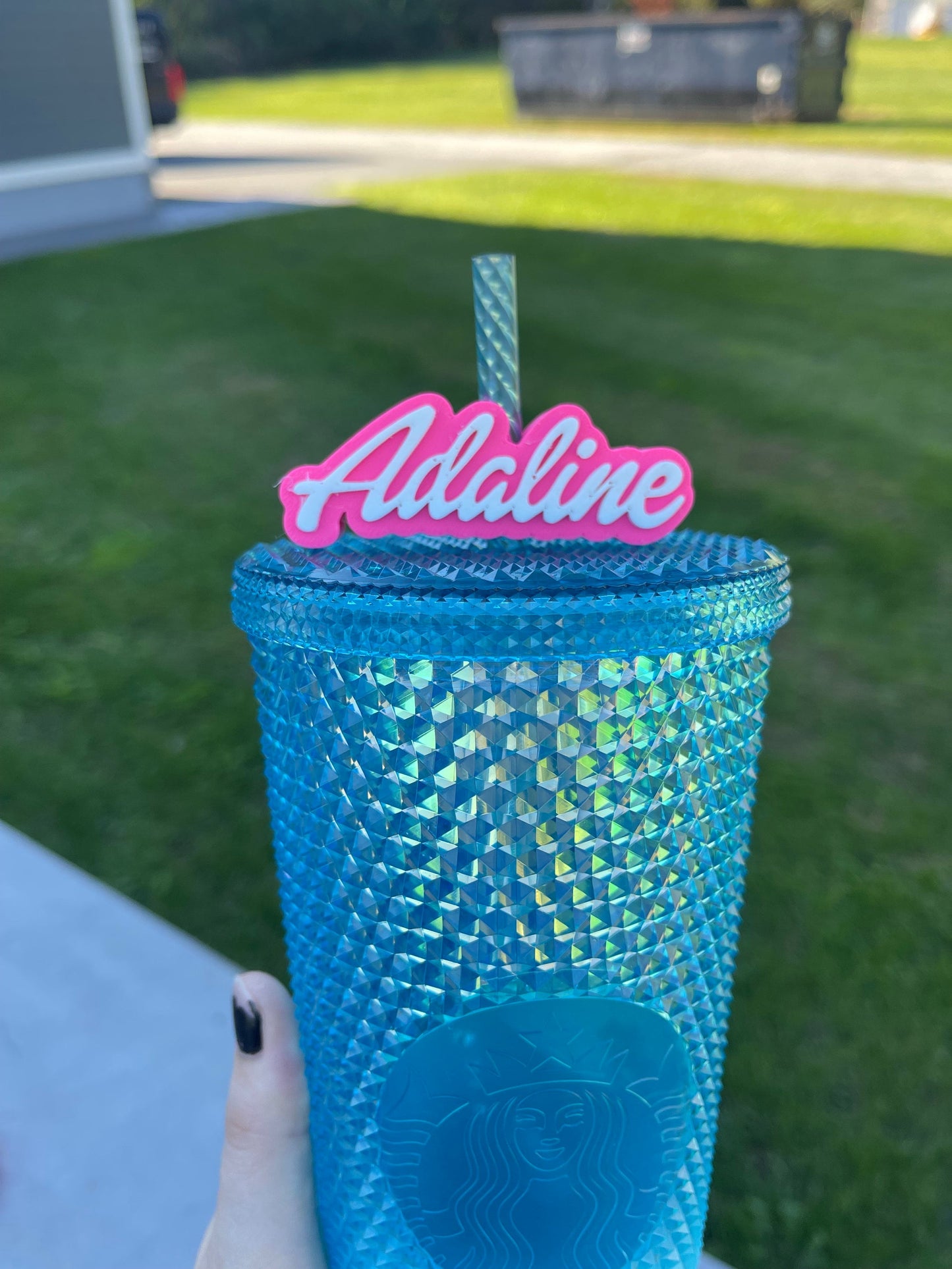 Custom Name Straw Topper | Starbucks Charms | Party Favors