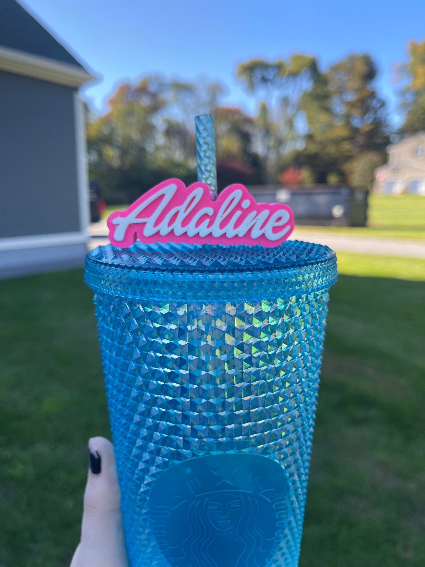 Custom Name Straw Topper | Starbucks Charms | Party Favors