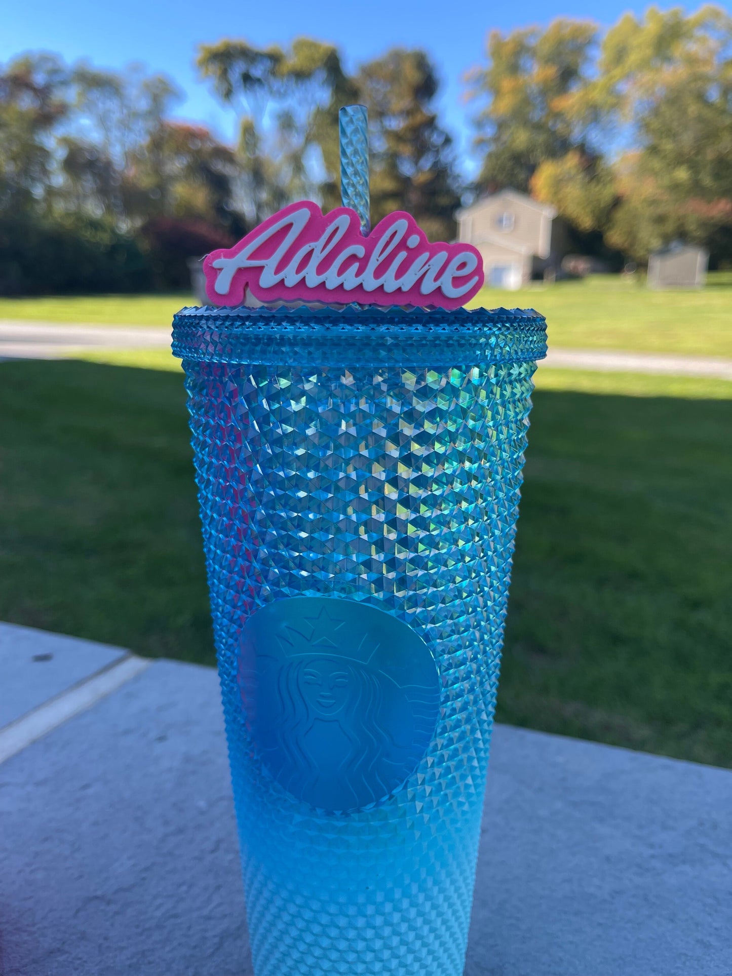 Custom Name Straw Topper | Starbucks Charms | Party Favors