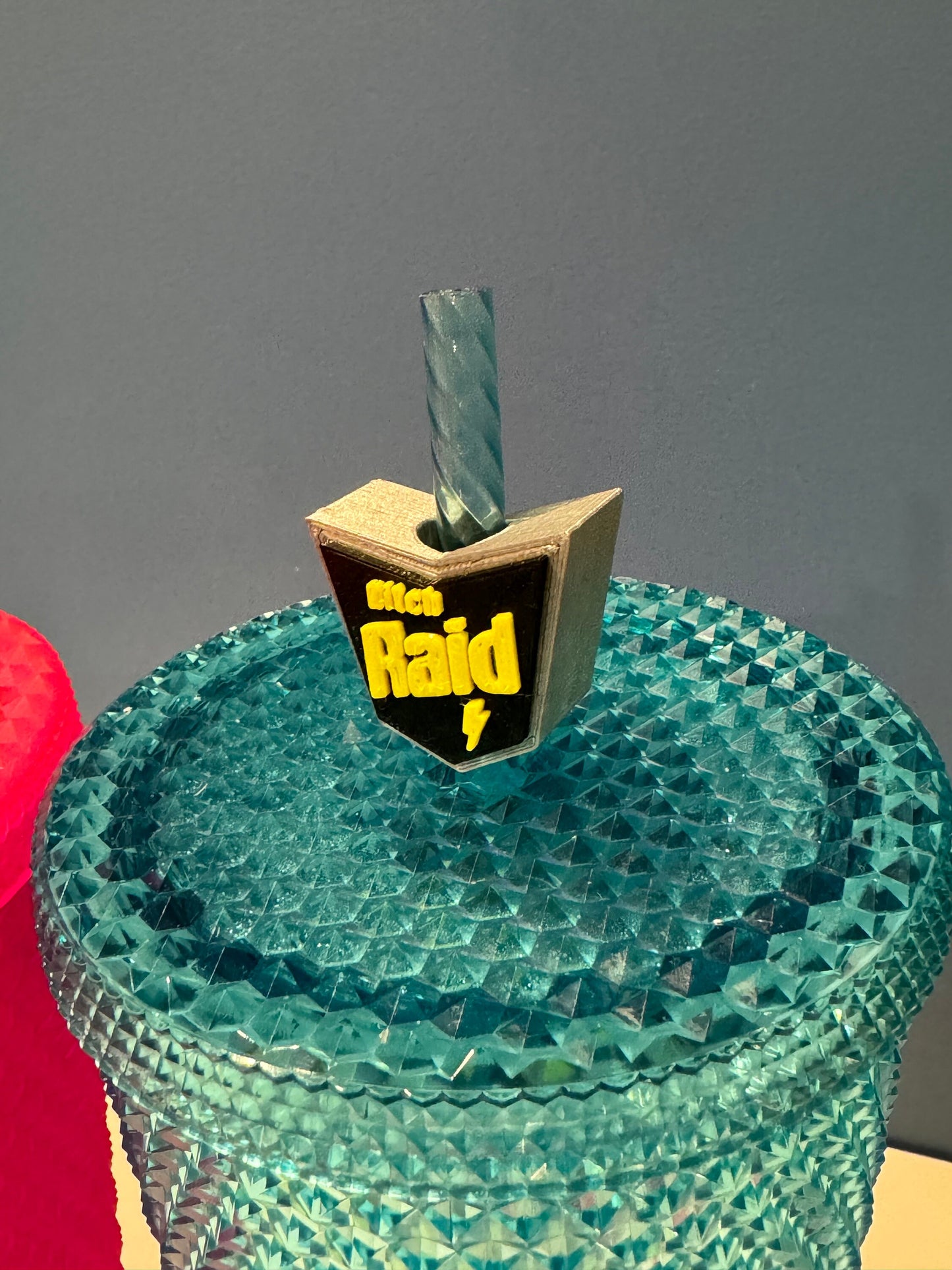 B*tch Raid Straw Topper | Starbucks Charms | Party Favors