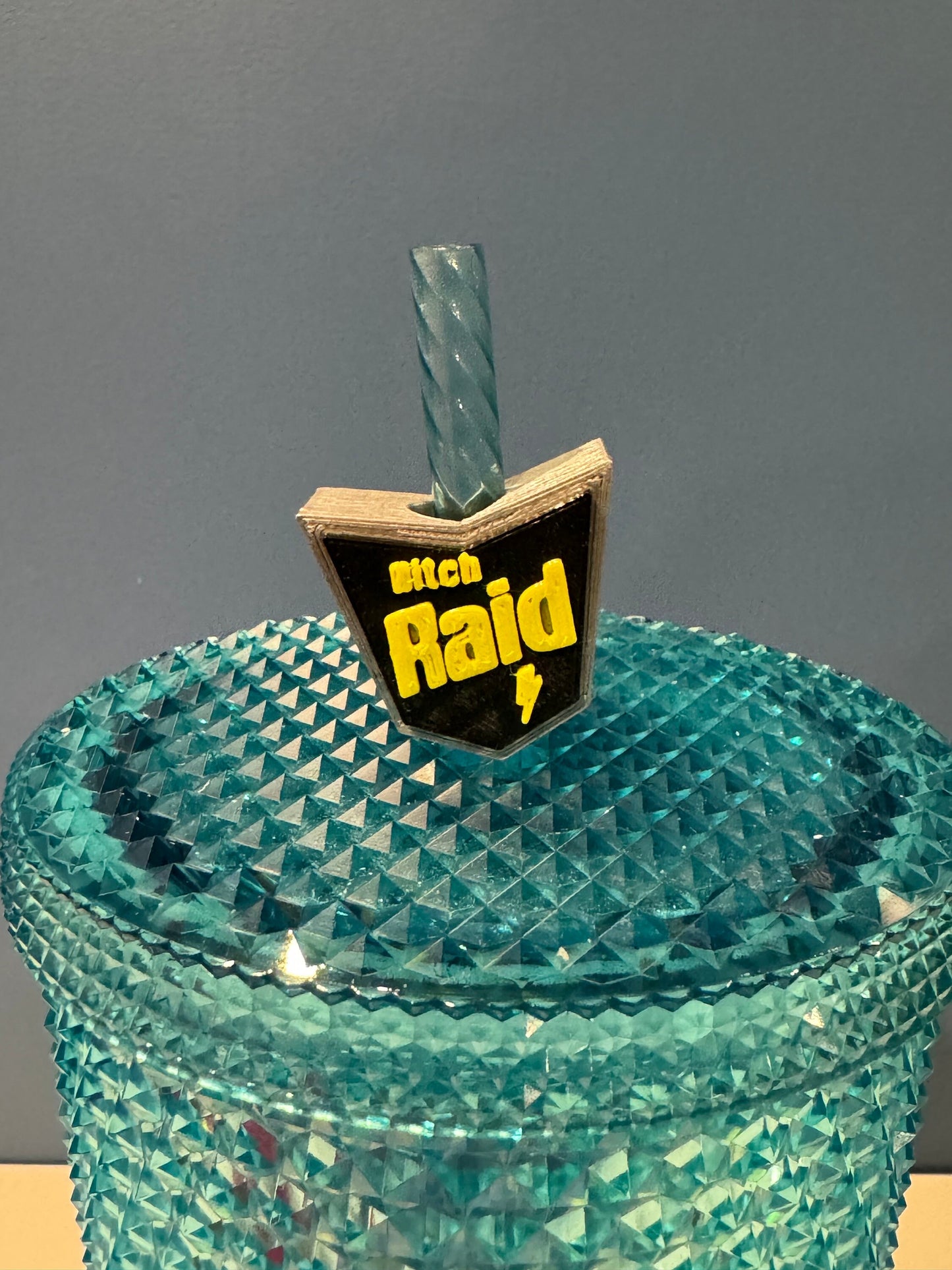 B*tch Raid Straw Topper | Starbucks Charms | Party Favors