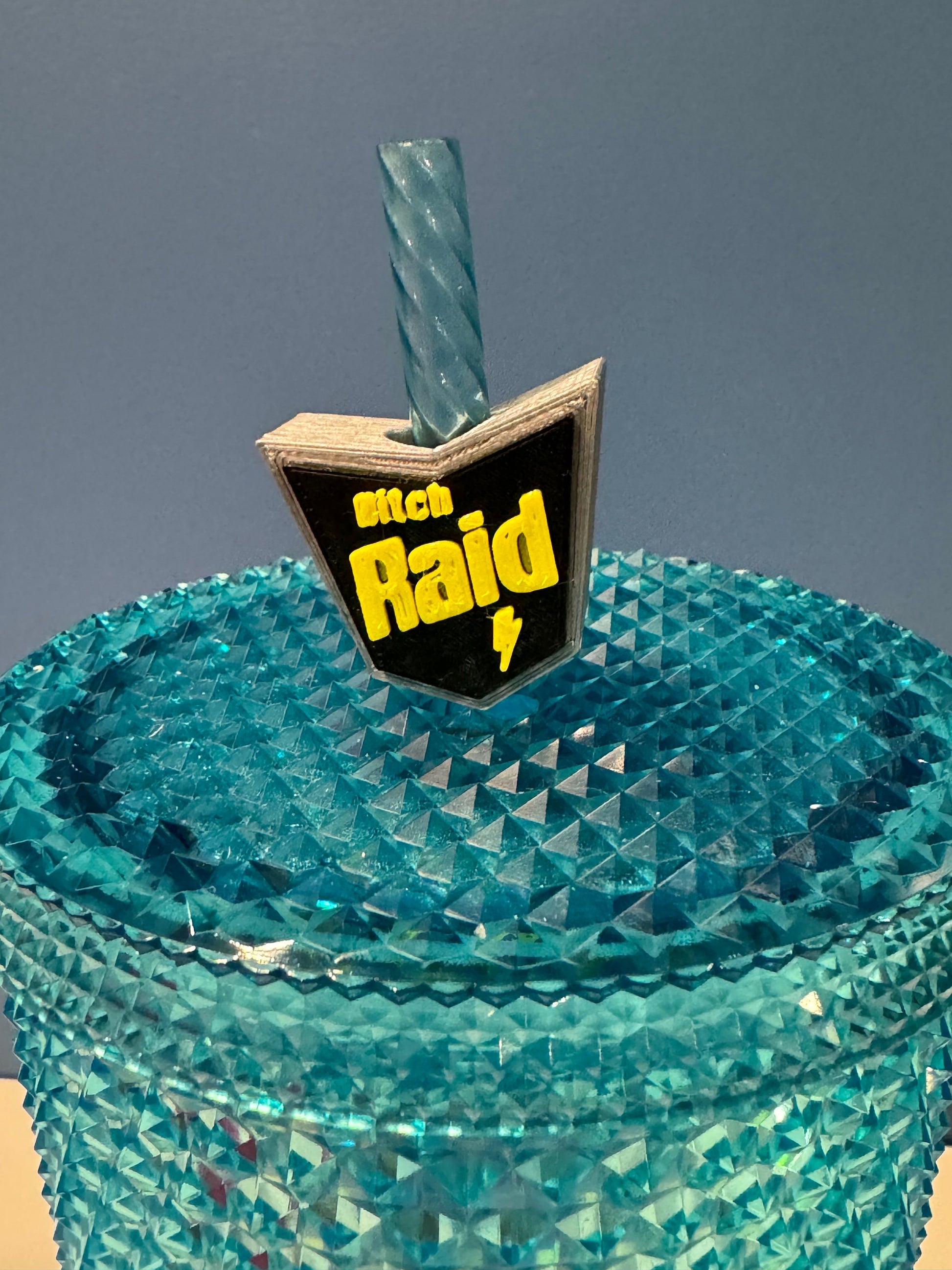 B*tch Raid Straw Topper | Starbucks Charms | Party Favors