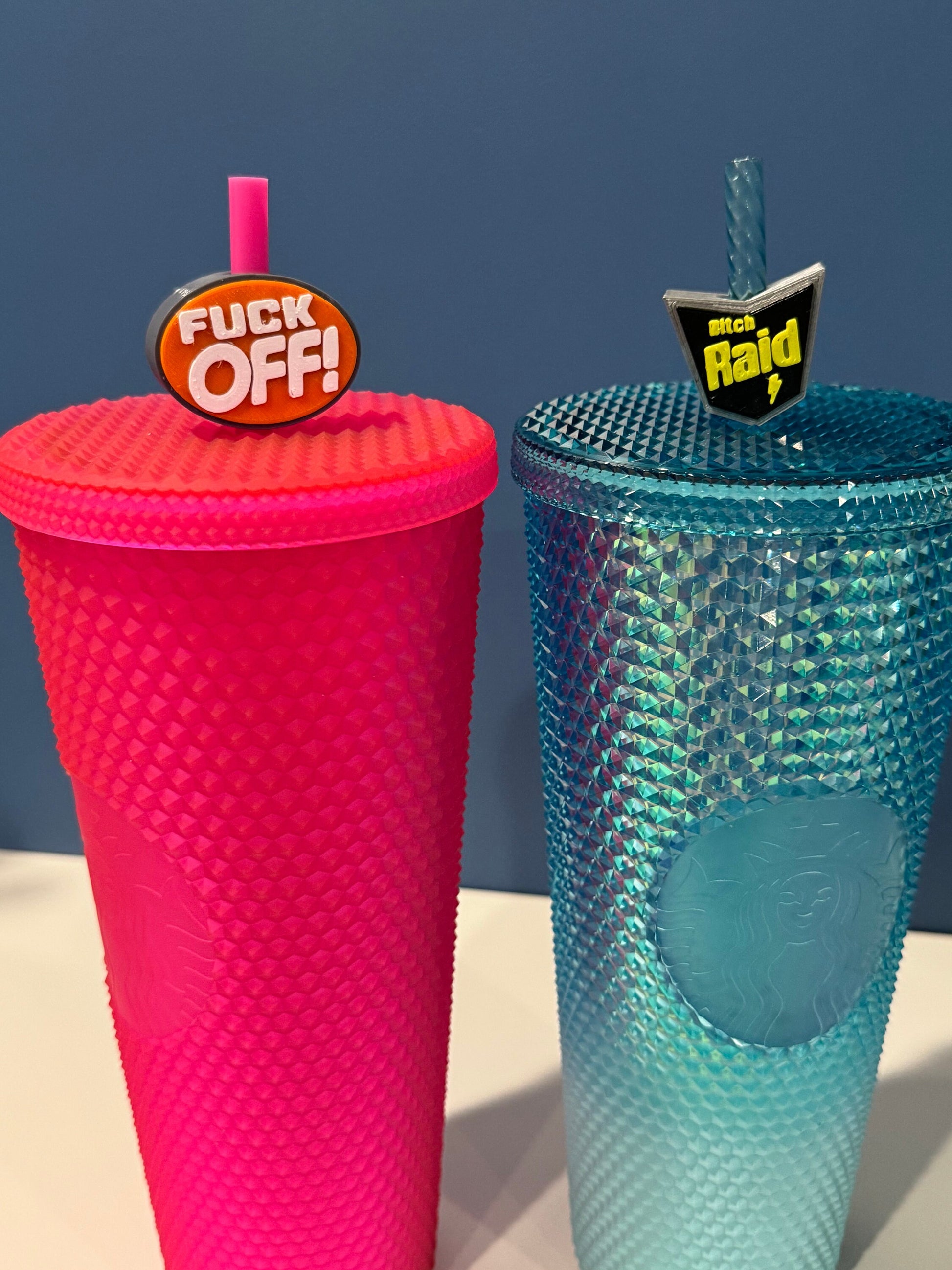 F*ck Off Straw Topper | Starbucks Charms | Party Favors