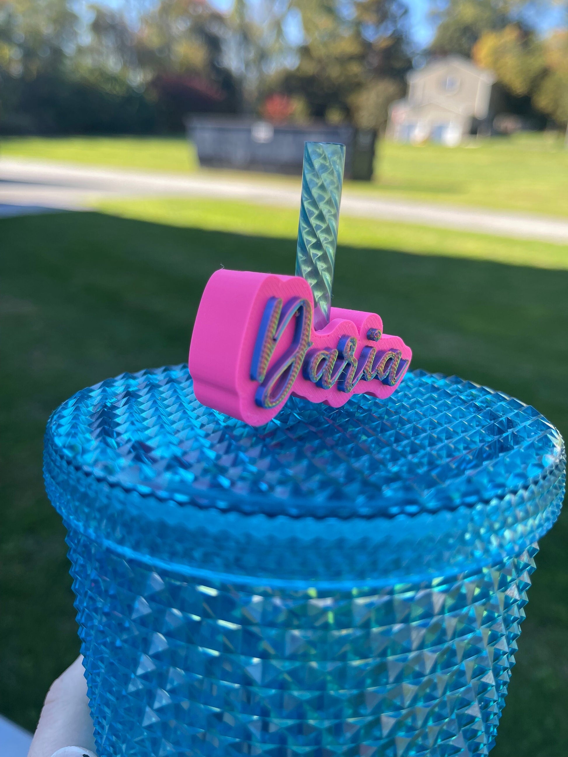 Custom Name Straw Topper | Starbucks Charms | Party Favors